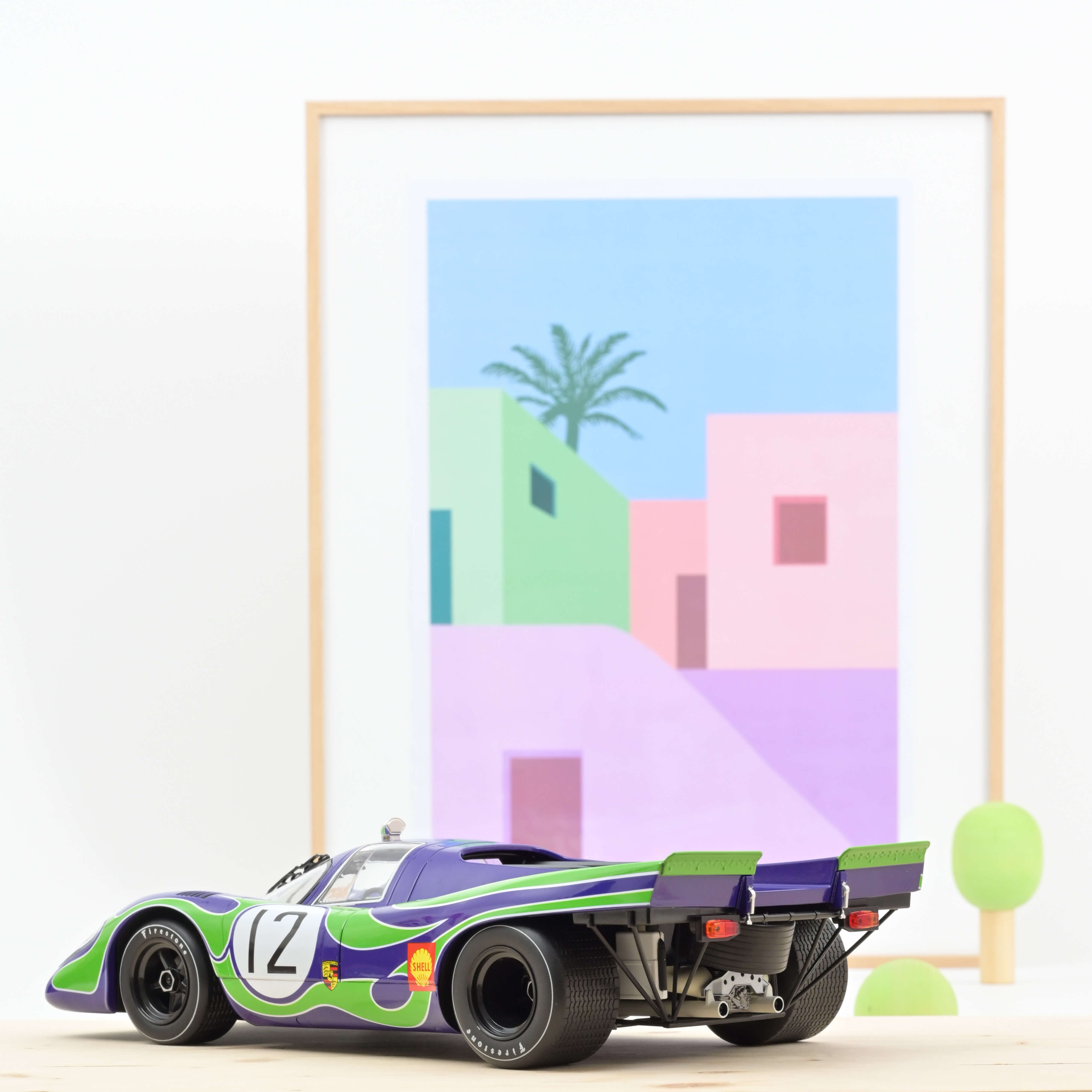 Porsche 917K Hockenheim 1970 12 Van Lennep 1:12 - 200pcs