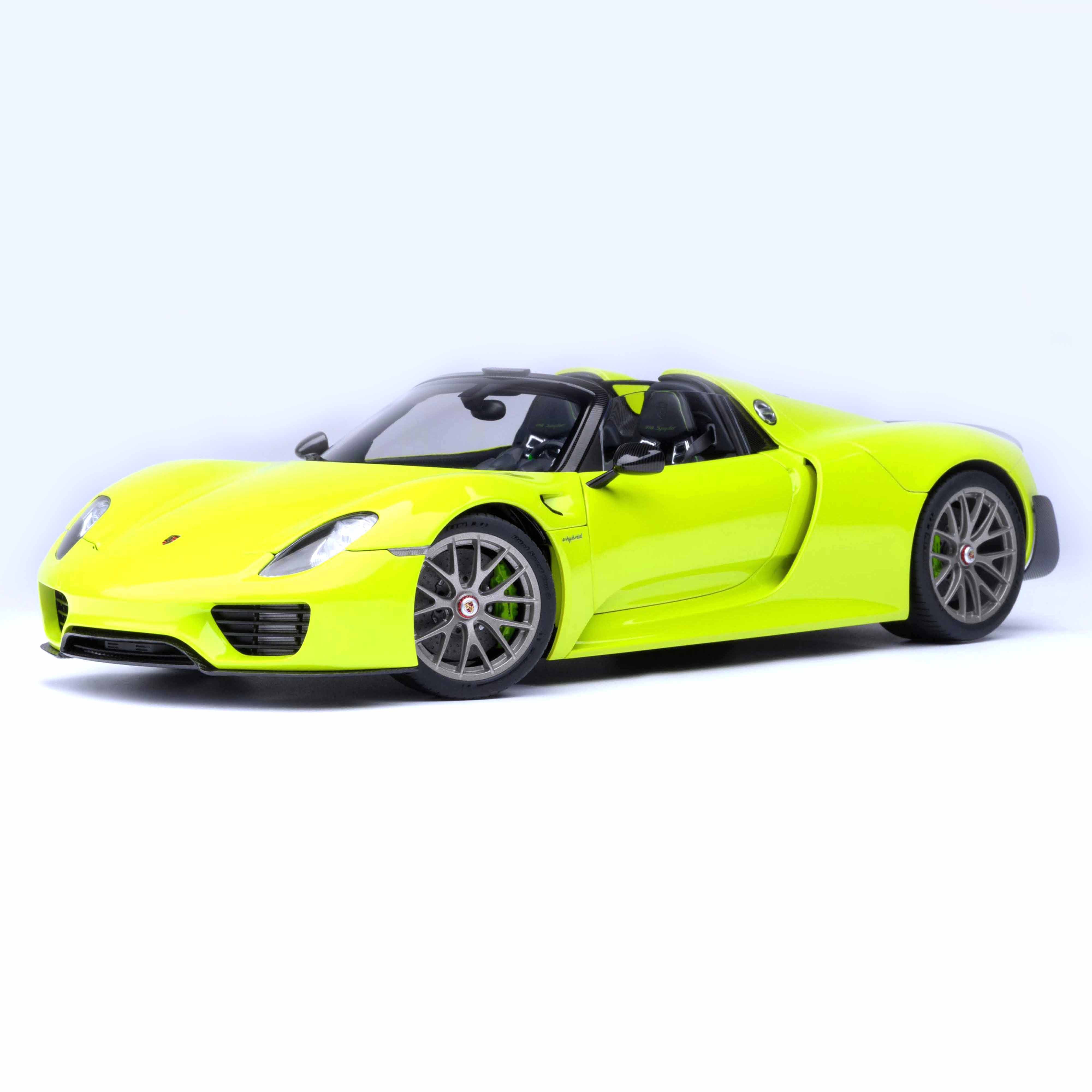 Porsche 918 Spyder Weissach Package Acid Green 1:18