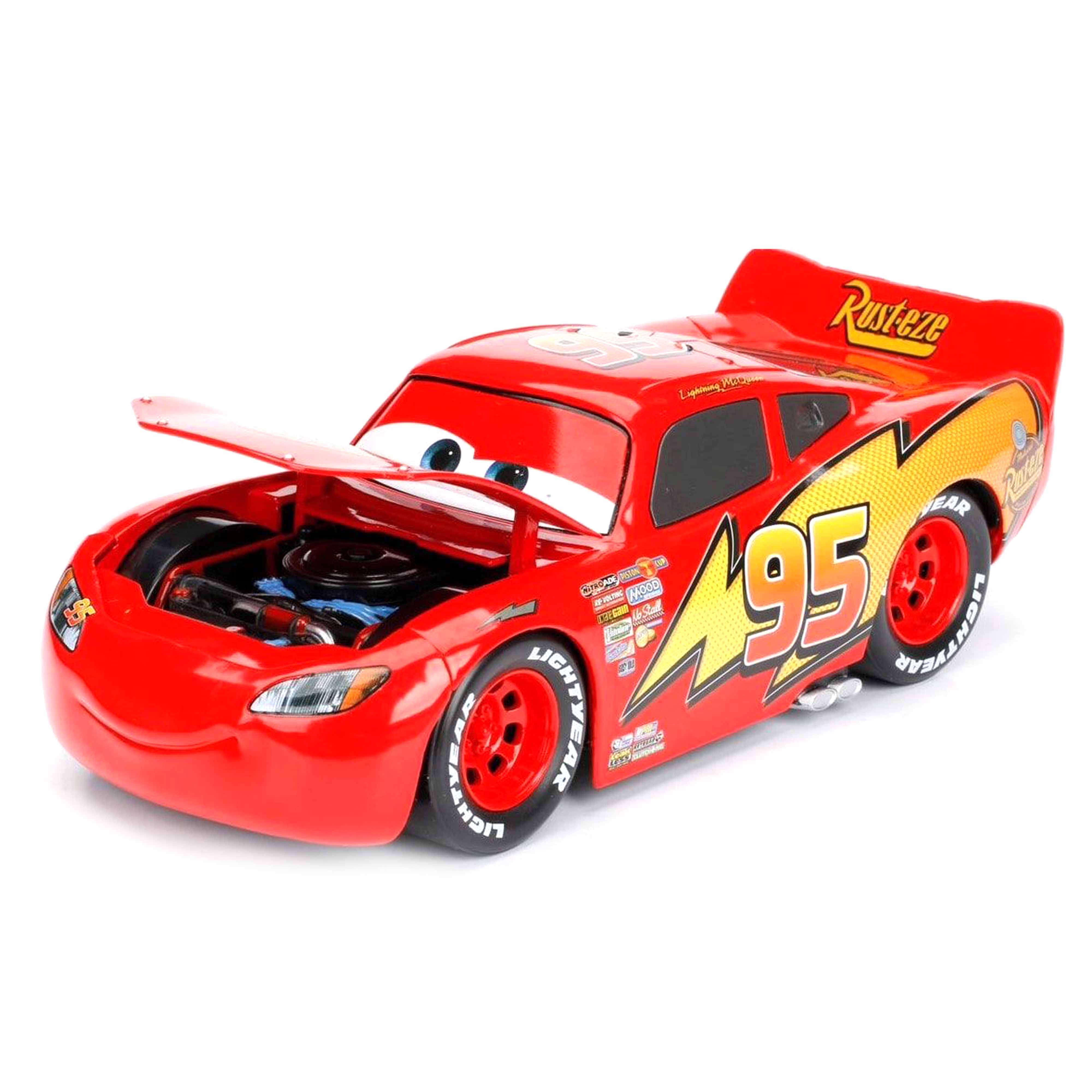 Flash McQueen Cars Red Hollywood Rides 1:24