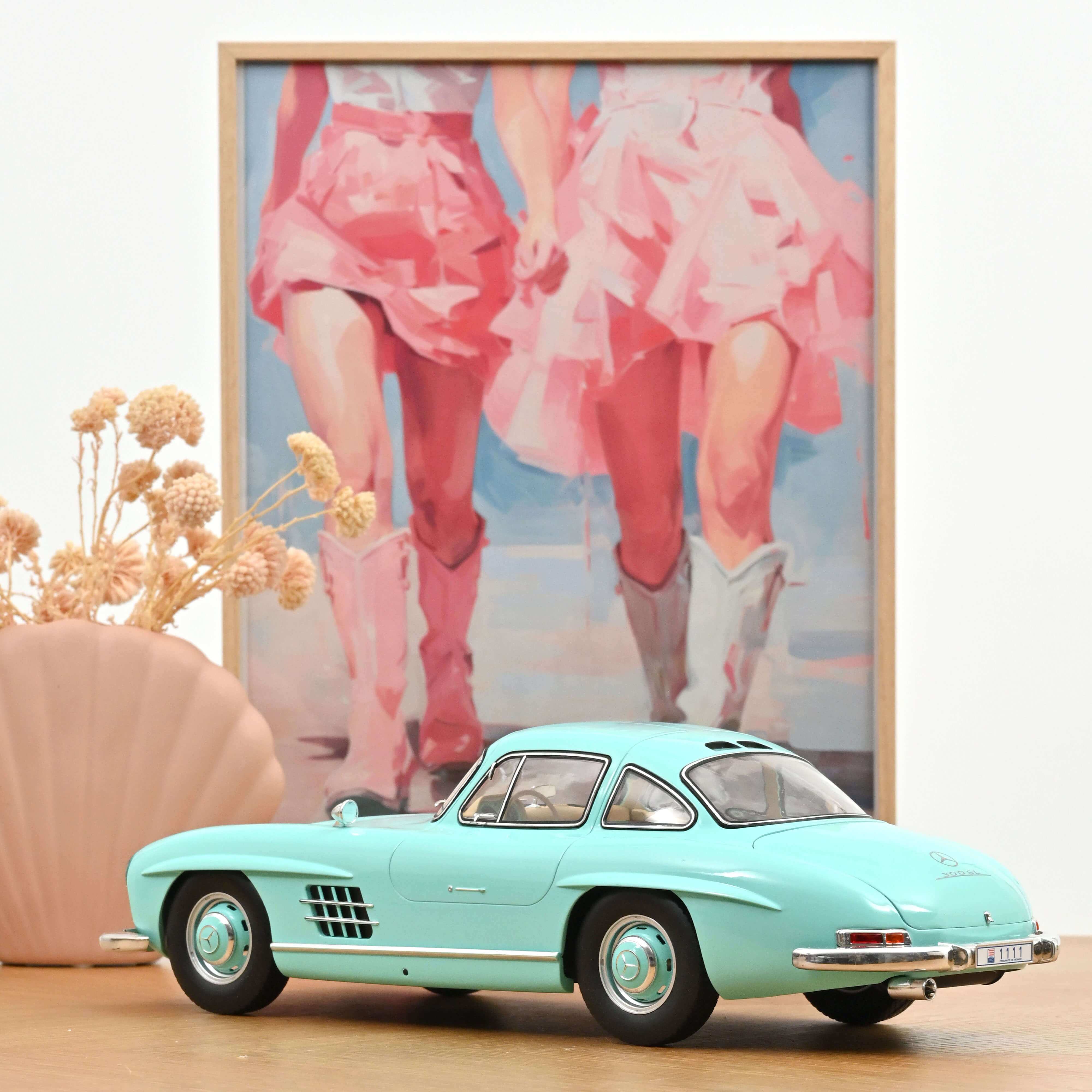 Mercedes-Benz 300 SL 1954 Tiffany Blue 1:12 - 200 pcs