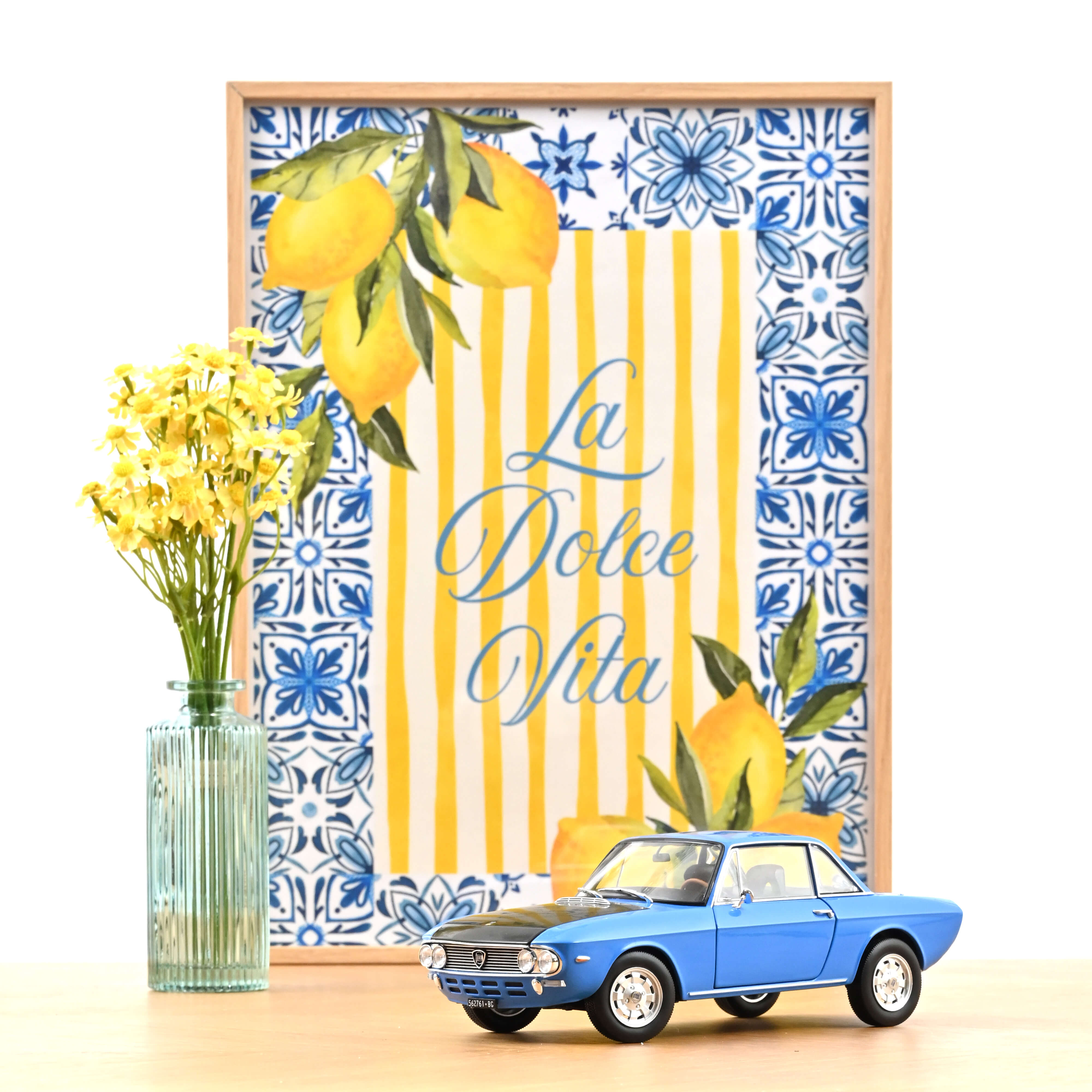 Lancia Fulvia 1600 HF 1971 Medium Blue 1:18 - 200pcs