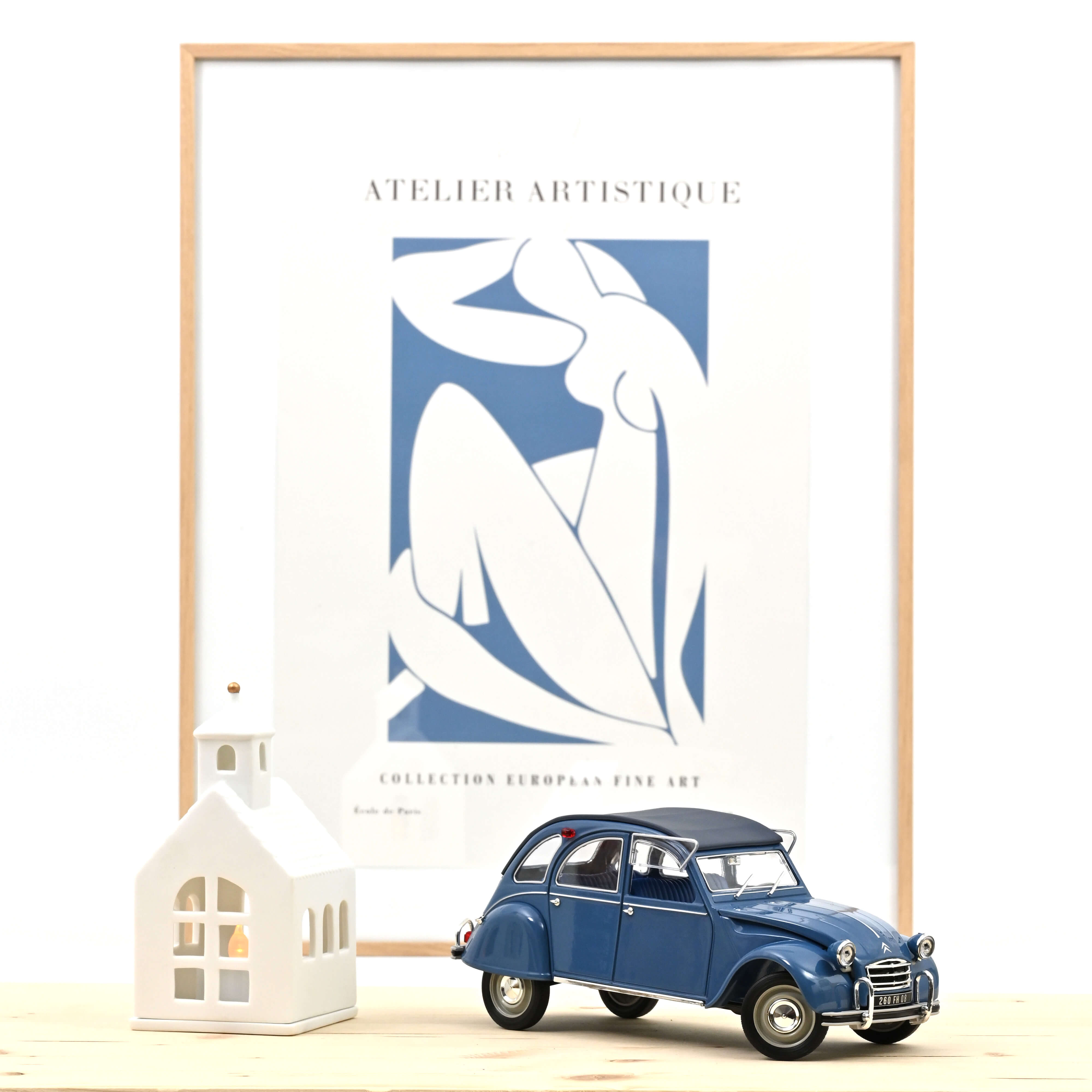 Citroën 2CV AZAM 1966 Cyclades Blue 1:17 - 200pcs
