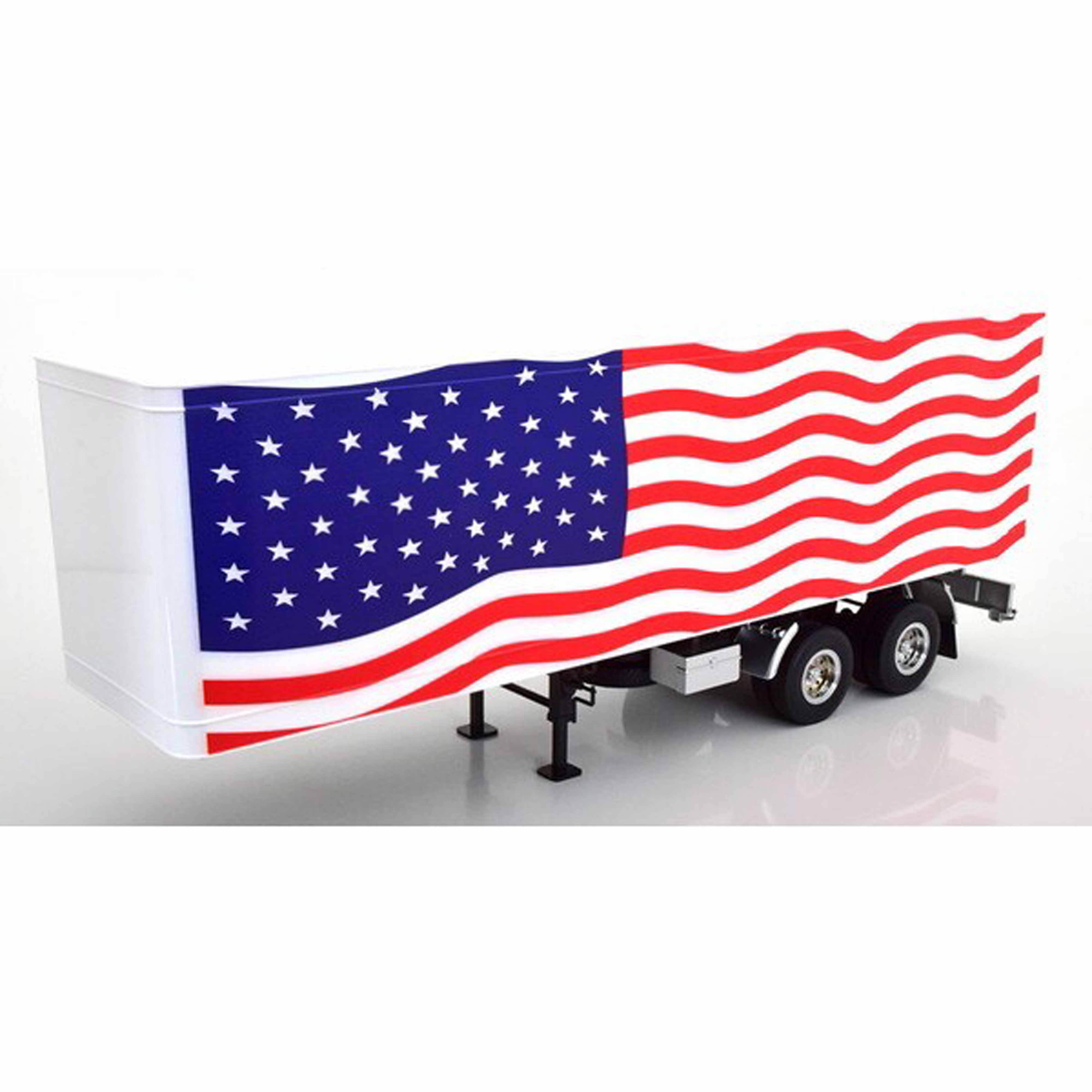 Semi-trailer Stars & Stripes 1:18