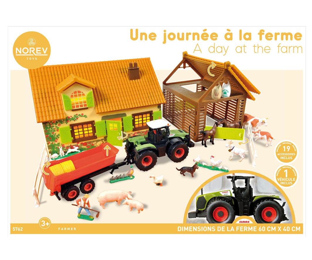 A day at the farm - Lot of 2 farm buildings