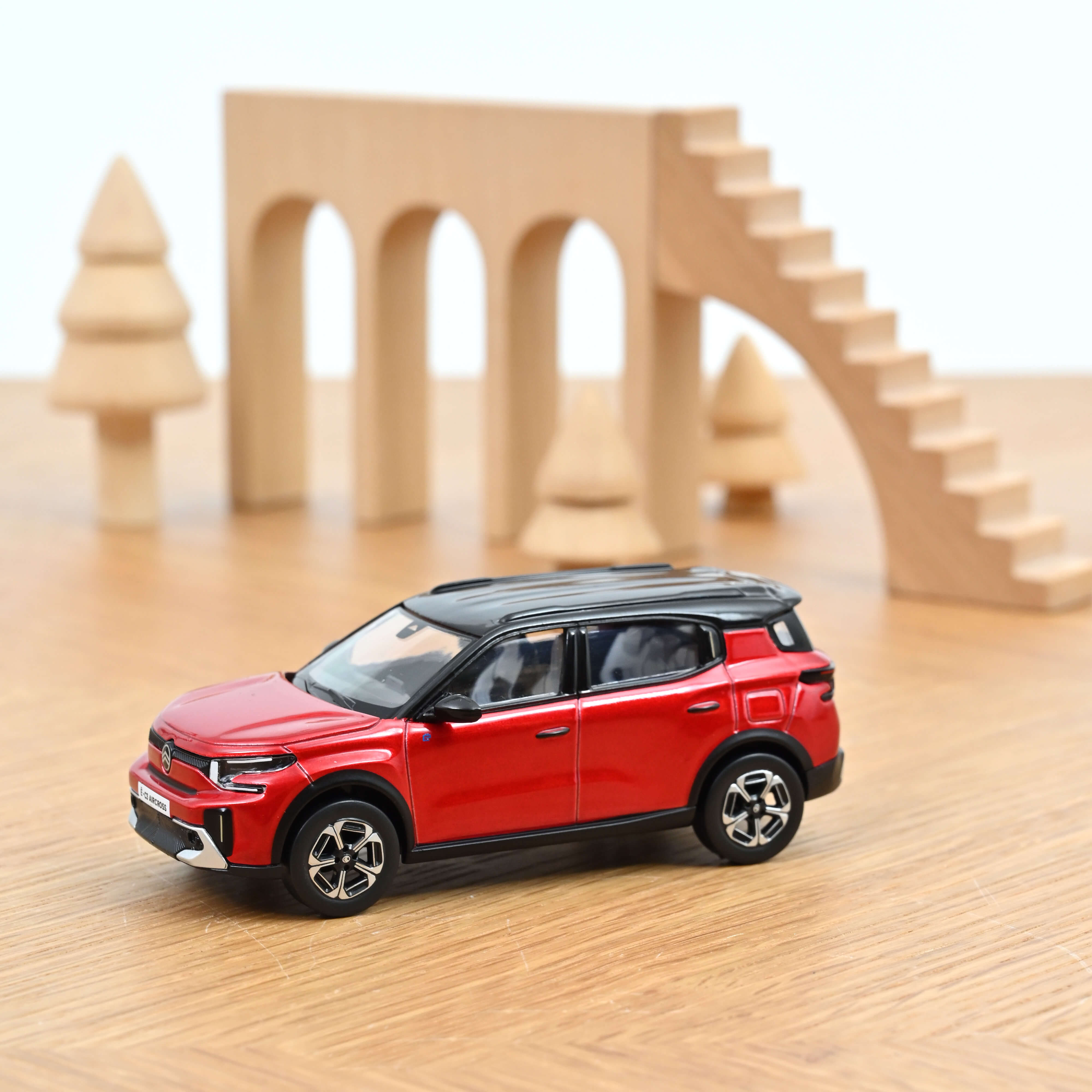 Citroën C3 Aircross 2025 Elixir Red and Black roof 1:43