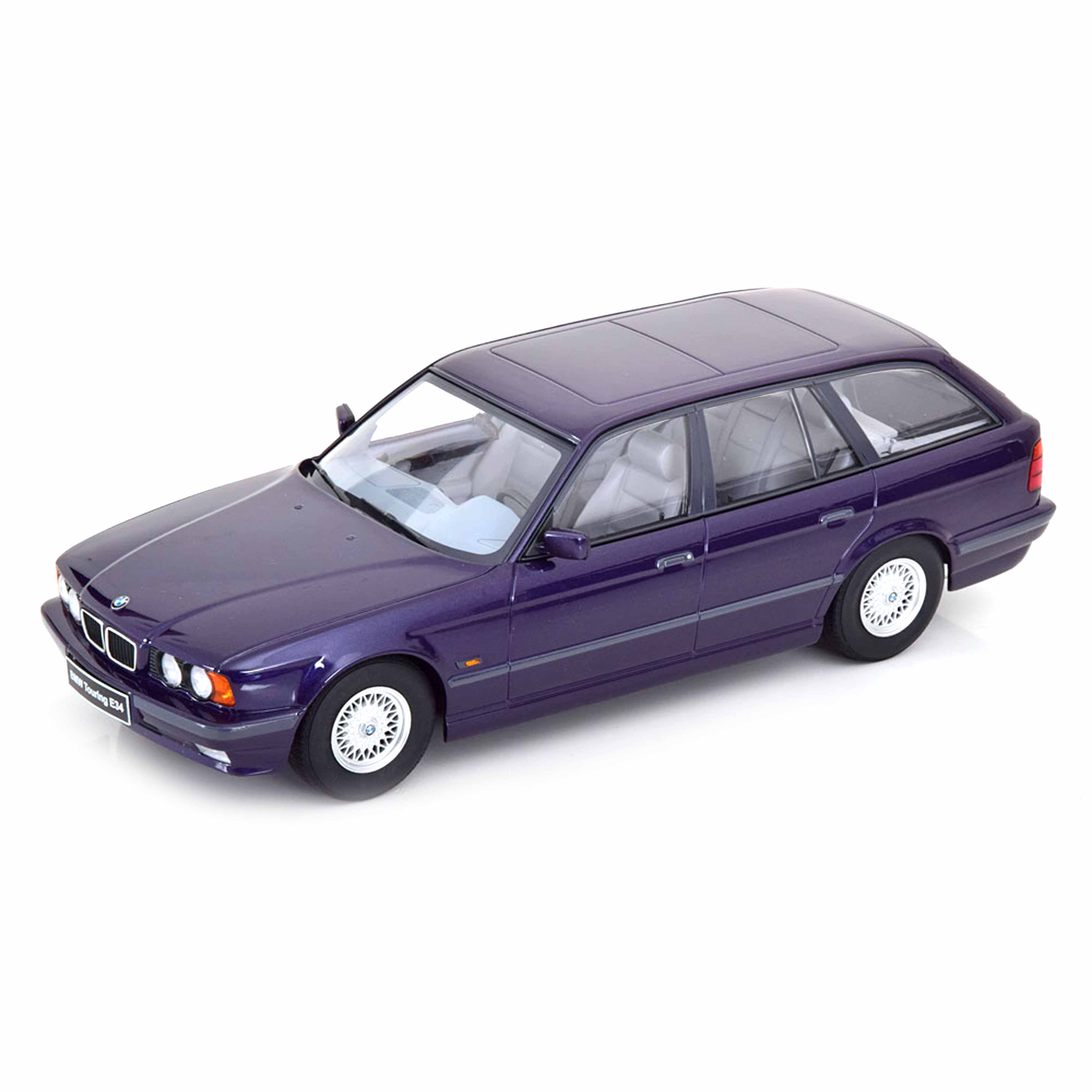 BMW 5er Series E34 Touring 1996 Purple Metallic 1:18