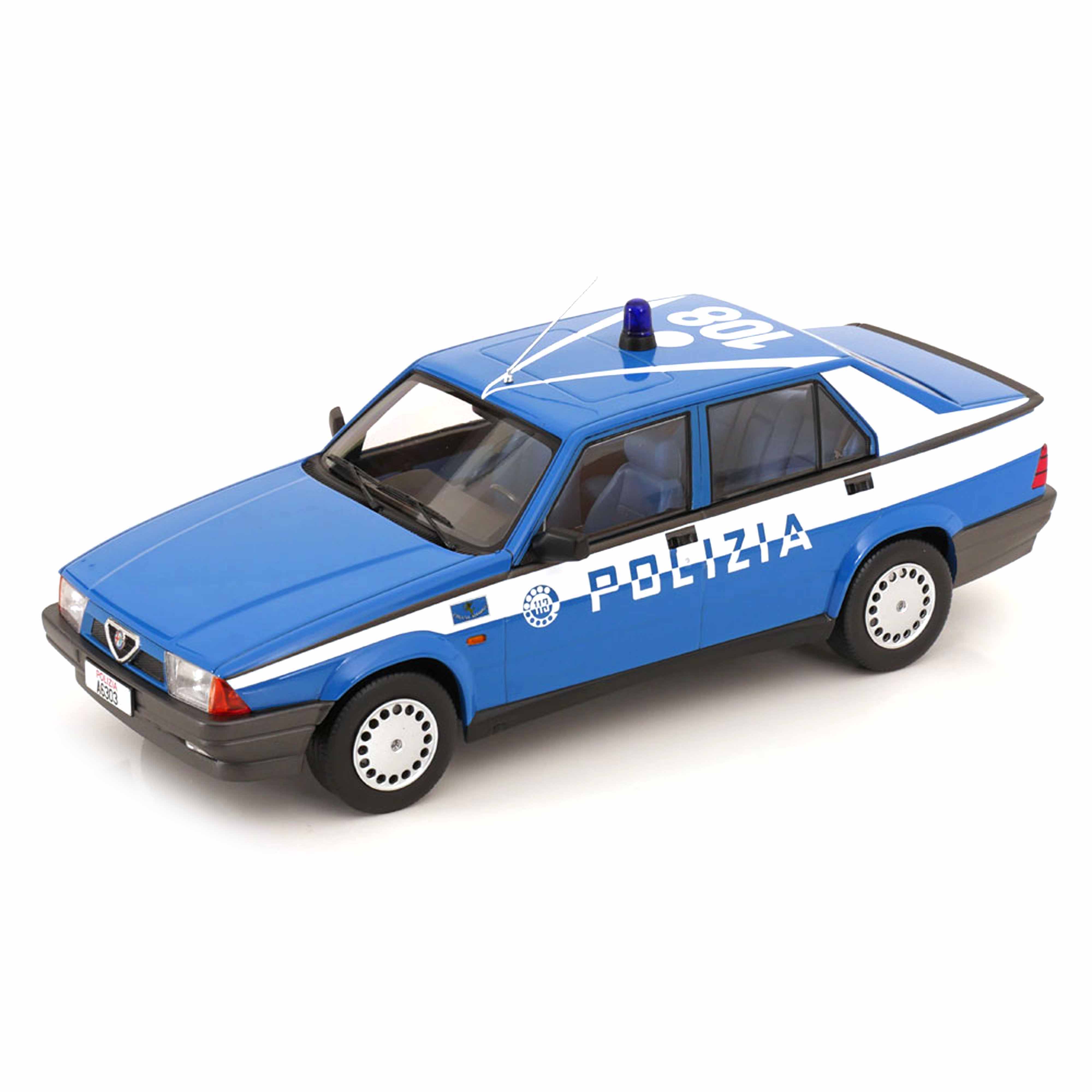 Alfa Romeo 75 1991 Police Italy 1:18