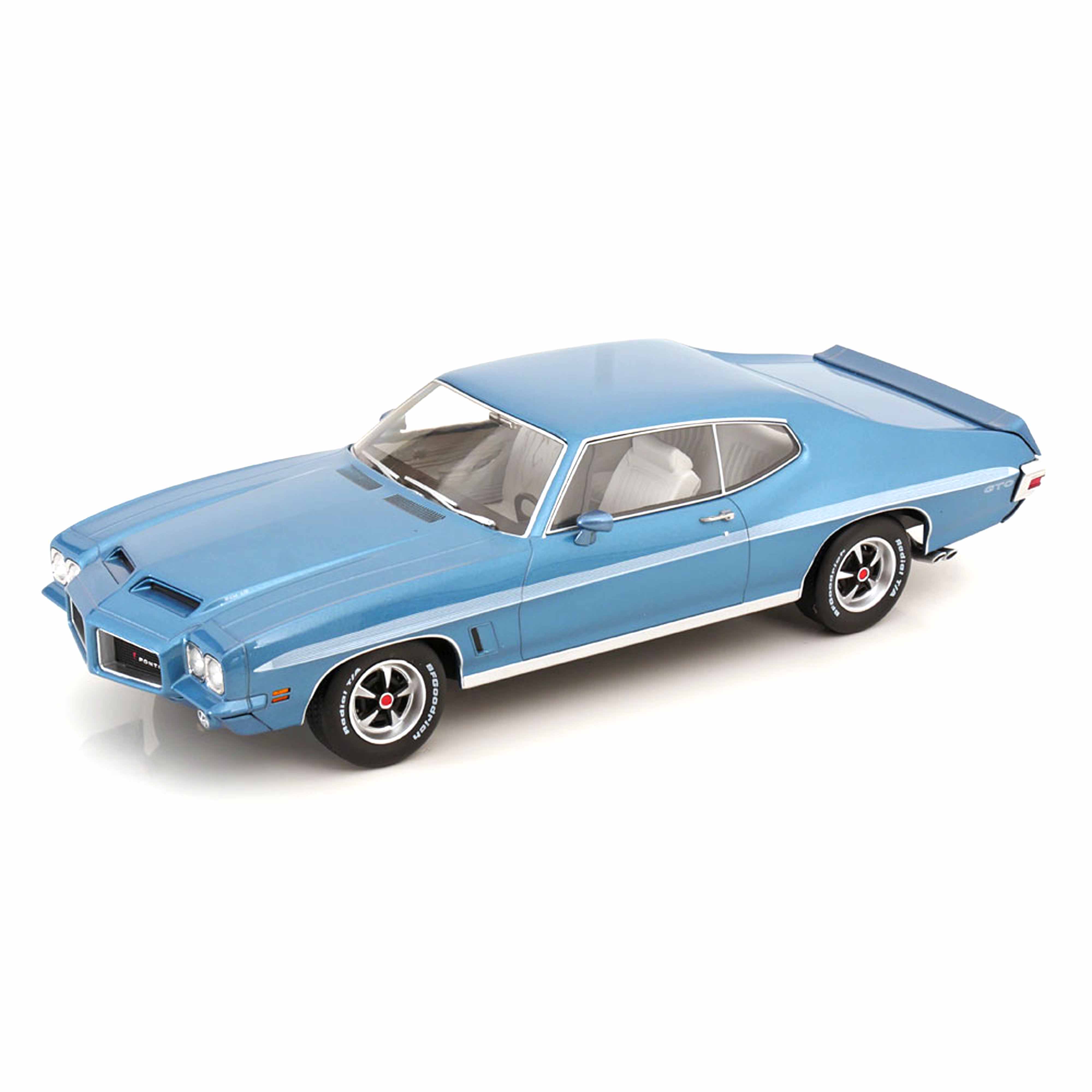 Pontiac Le Mans GTO 1972 Lightblue Metallic 1:18