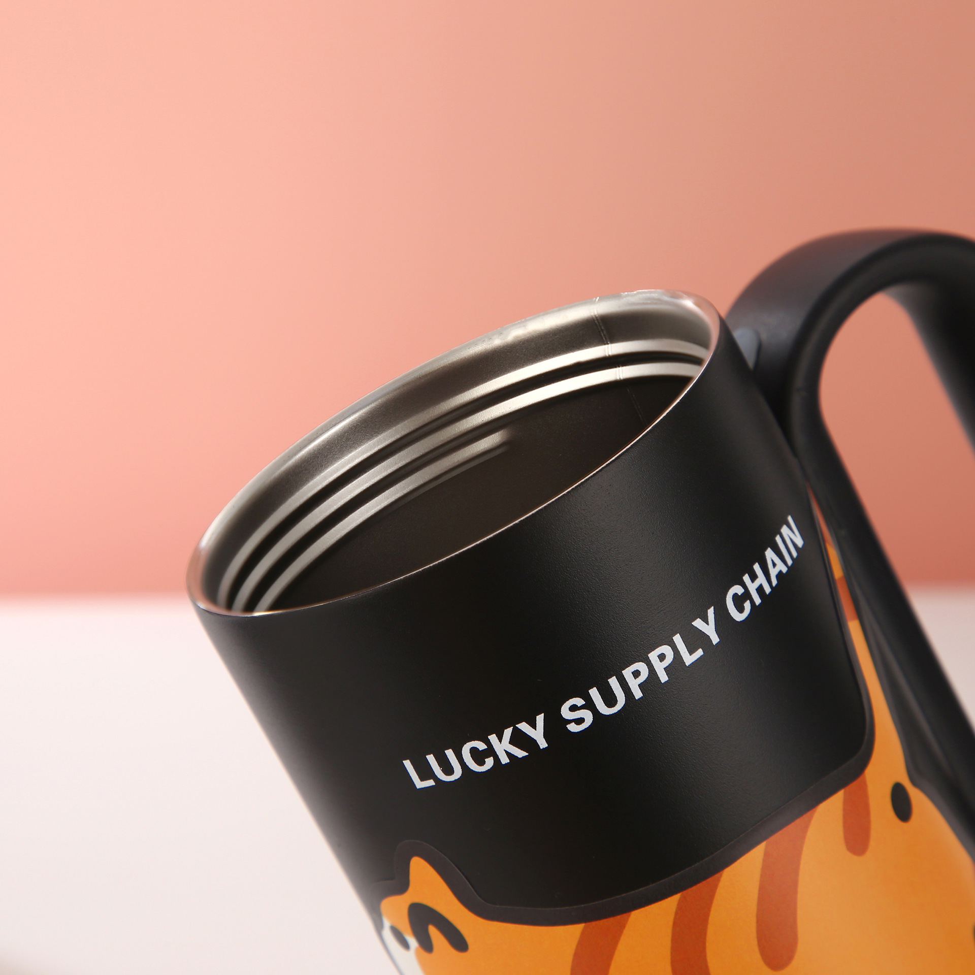Cat Graphic Double Straw Tumbler