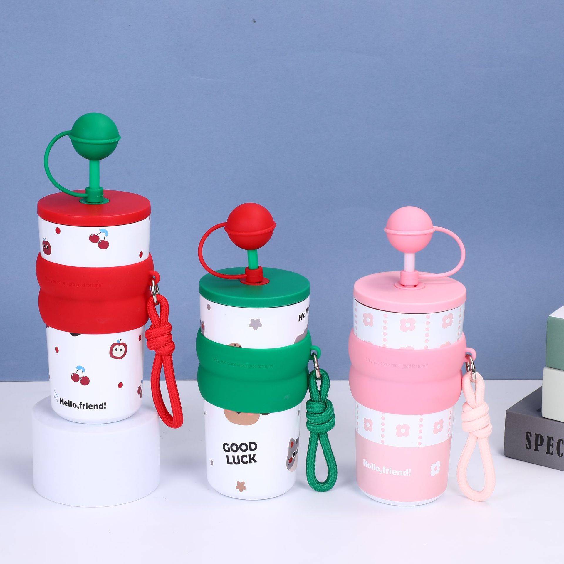 Cute Floral Insulated Cup