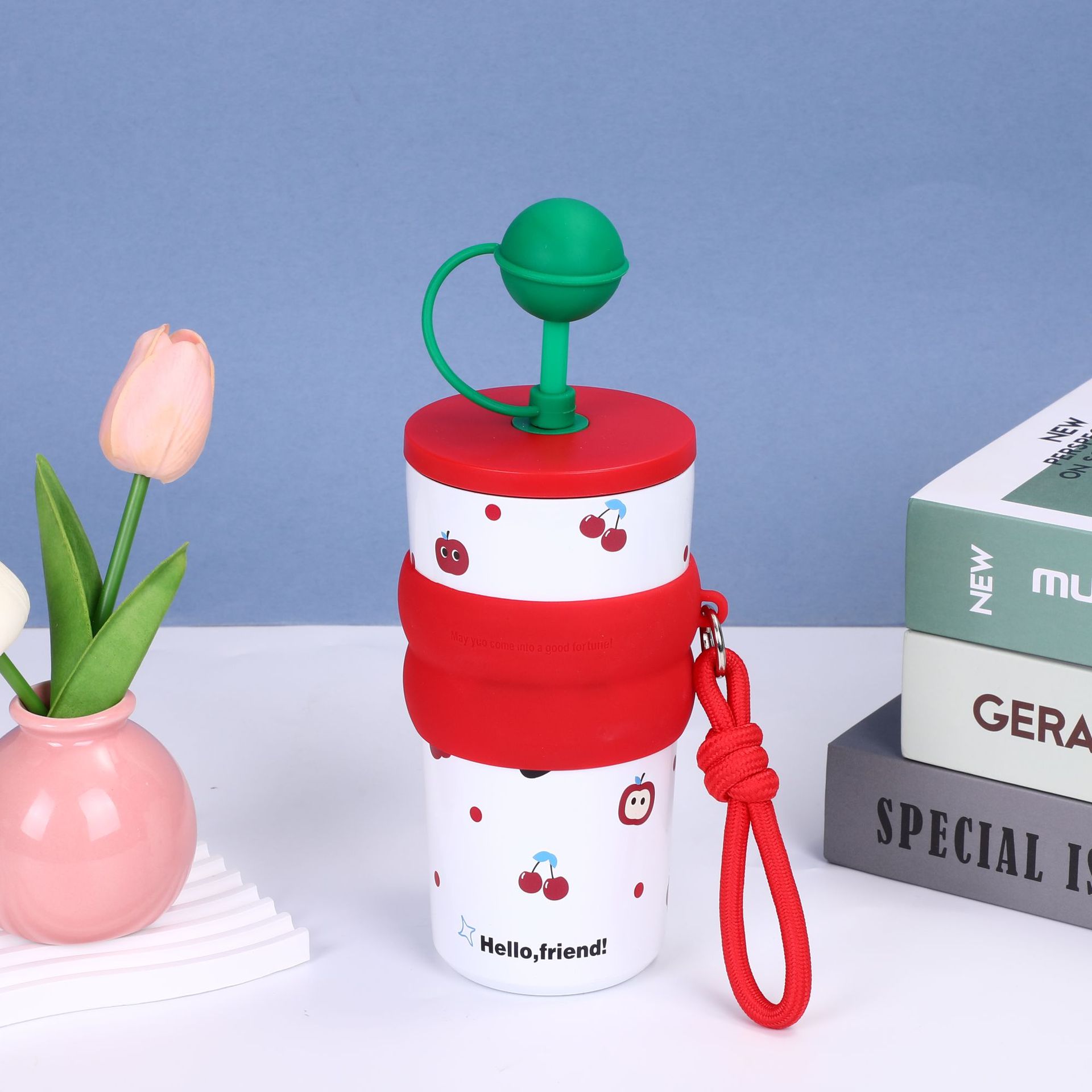 Cute Floral Insulated Cup