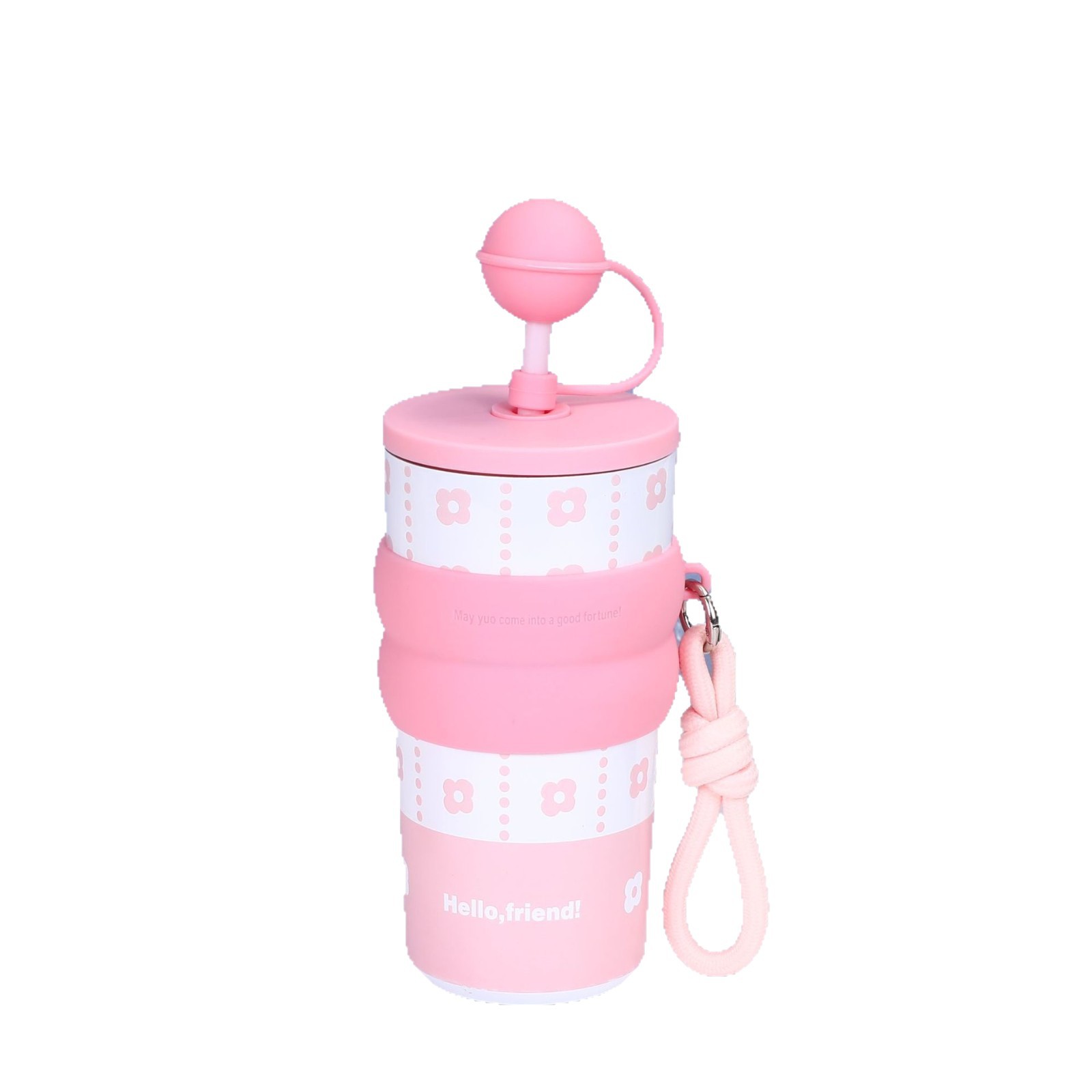 Cute Floral Insulated Cup