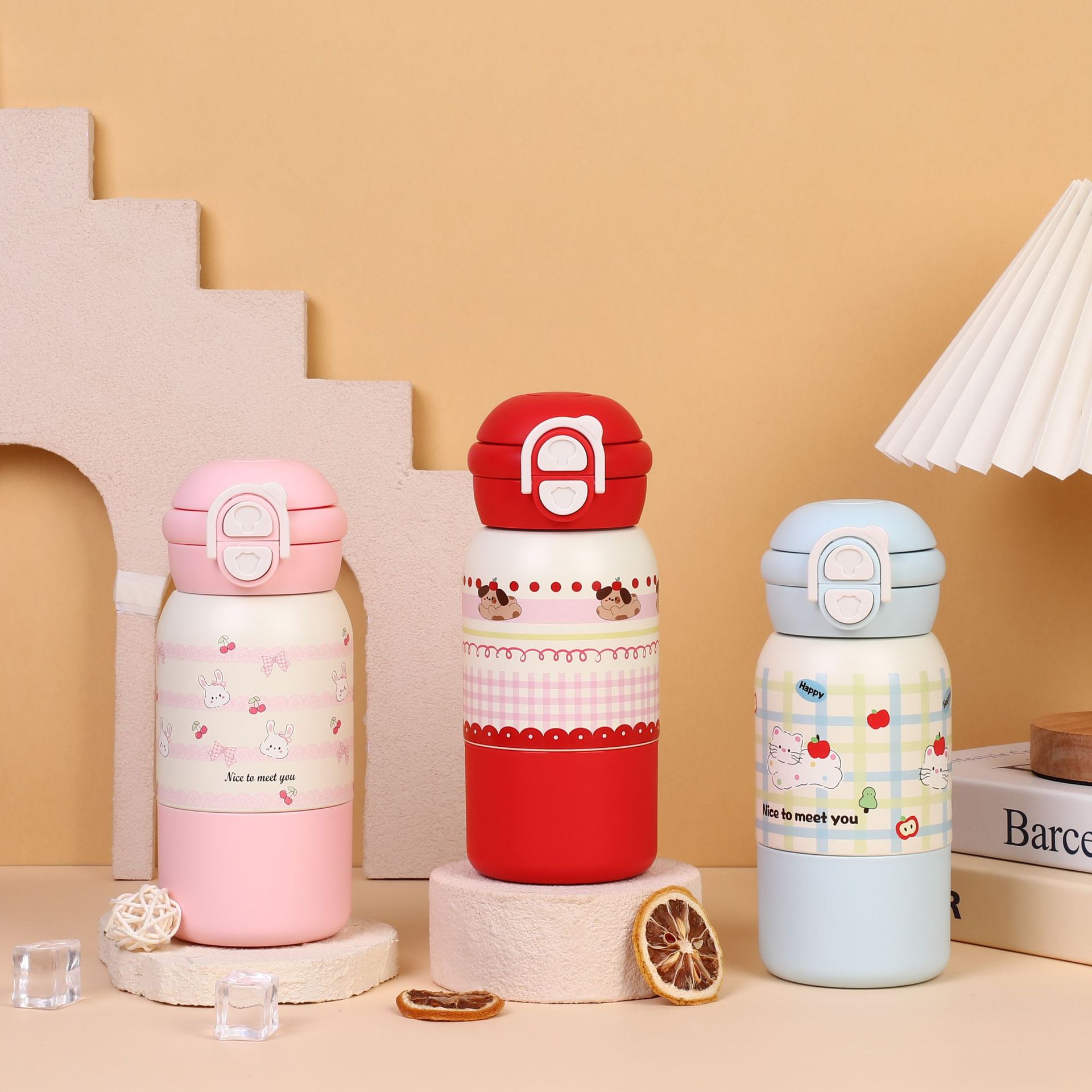 Cartoon Insulated Water Bottle