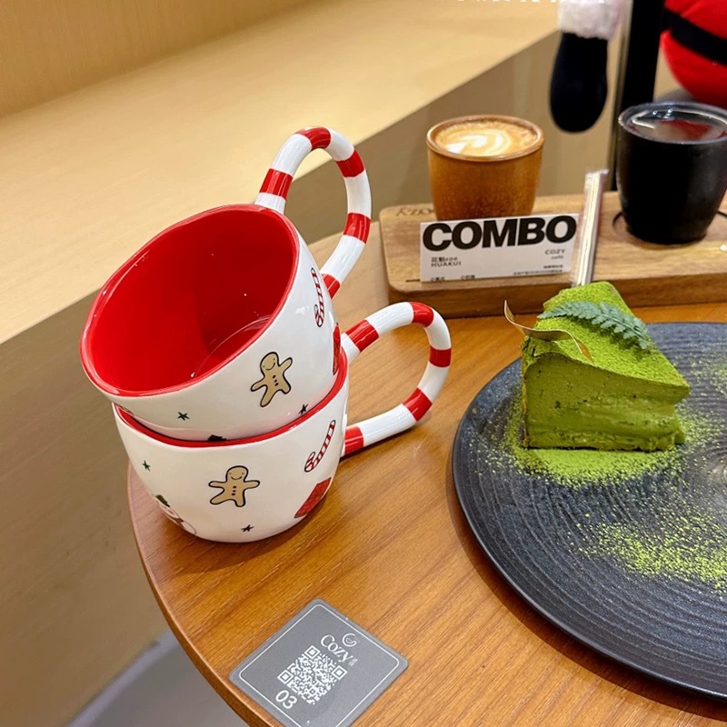 Christmas-themed Ceramic Mugs
