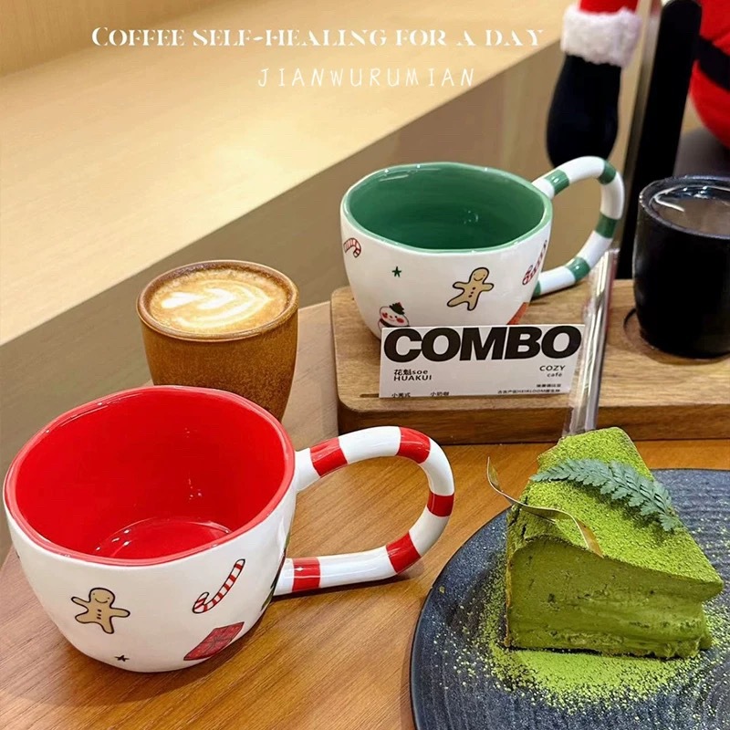 Christmas-themed Ceramic Mugs