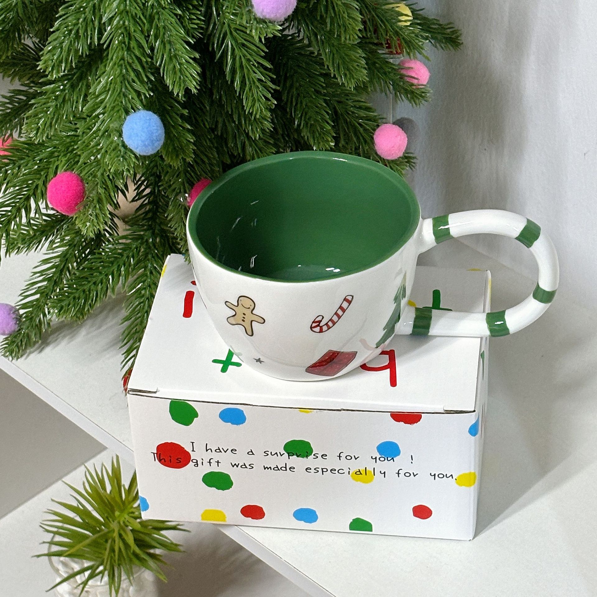 Christmas-themed Ceramic Mugs