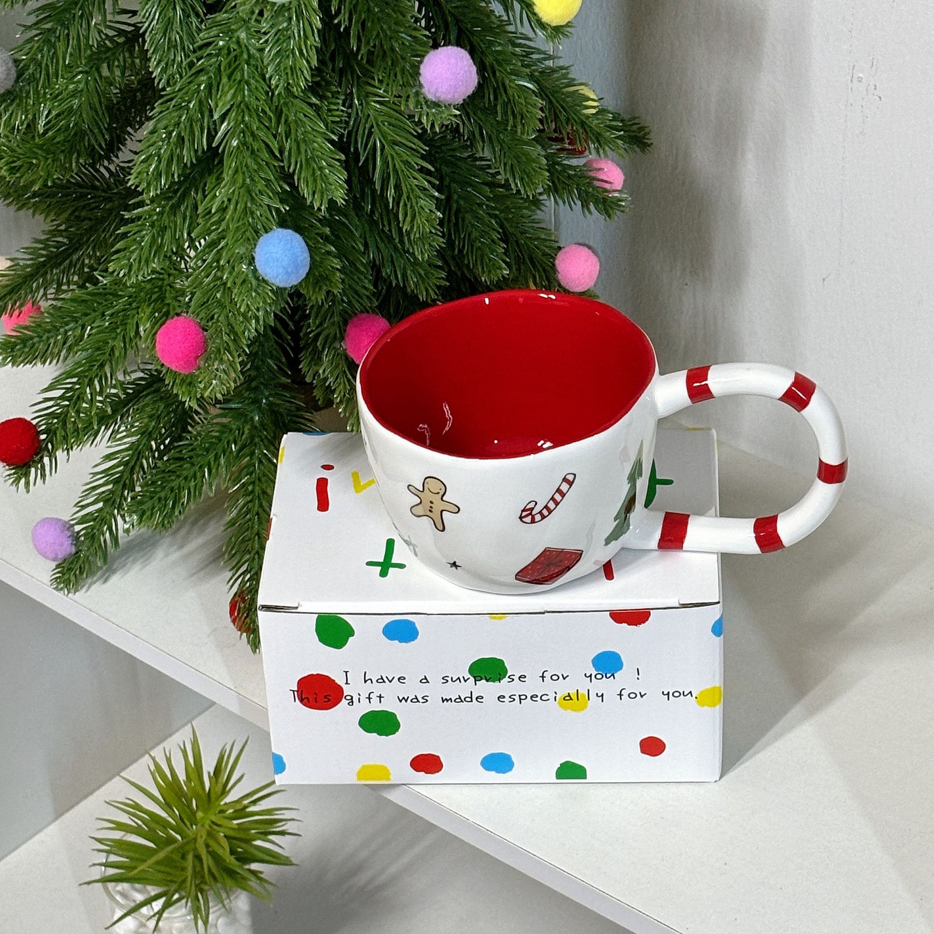 Christmas-themed Ceramic Mugs