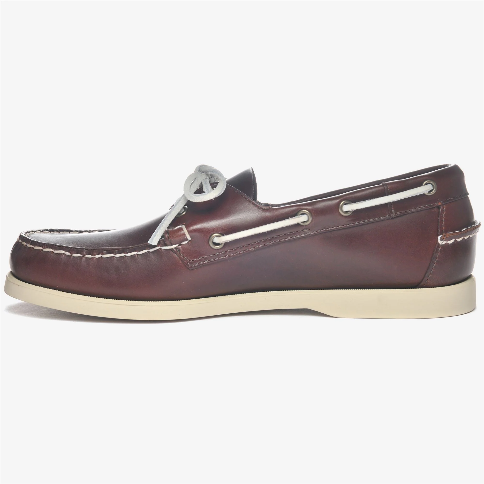 DOCKSIDES PORTLAND WAXED - Docksides - Mocassin - Man - BROWN-WHITE