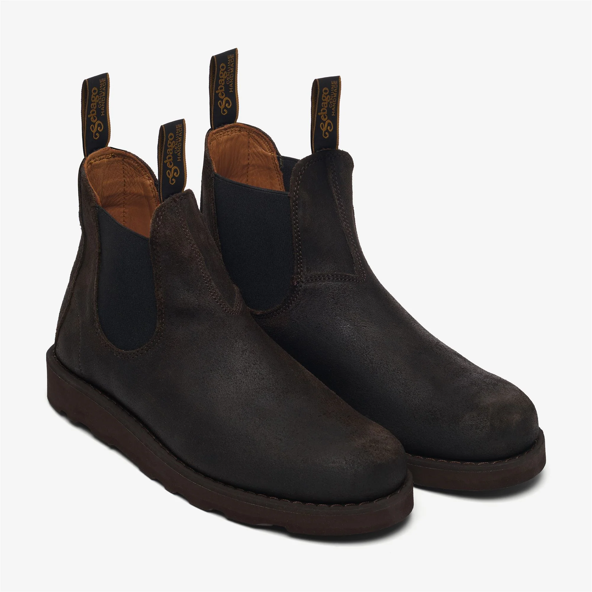 YANSA SUEDE - Ankle Boots - Mid Cut - Man - DK BROWN