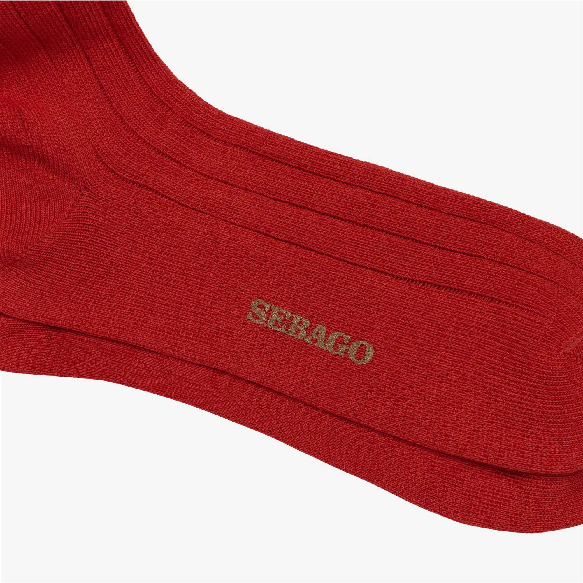 SANGERVILLE POLOL - Socks - Quarter High Sock - Unisex - ORANGE DK