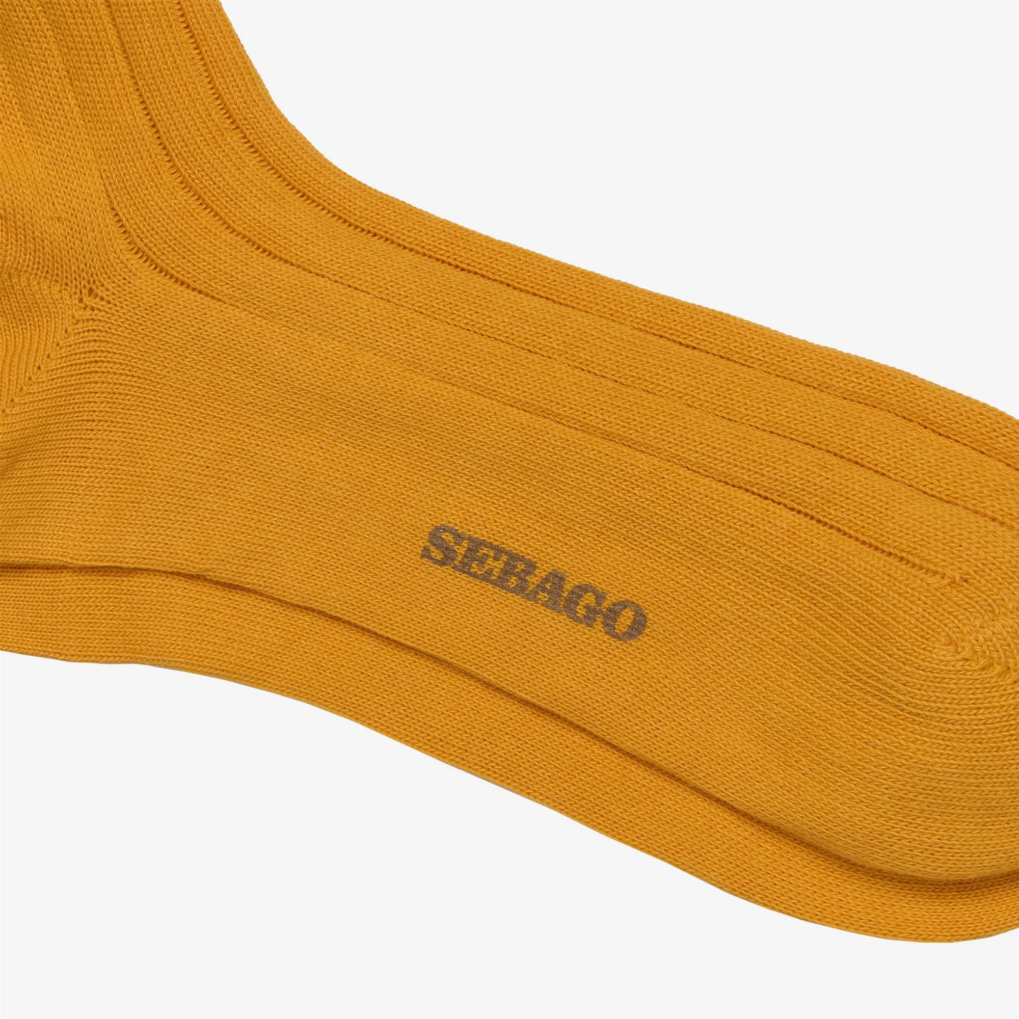 SANGERVILLE POLOL - Socks - Quarter High Sock - Unisex - YELLOW GOLDEN ROD