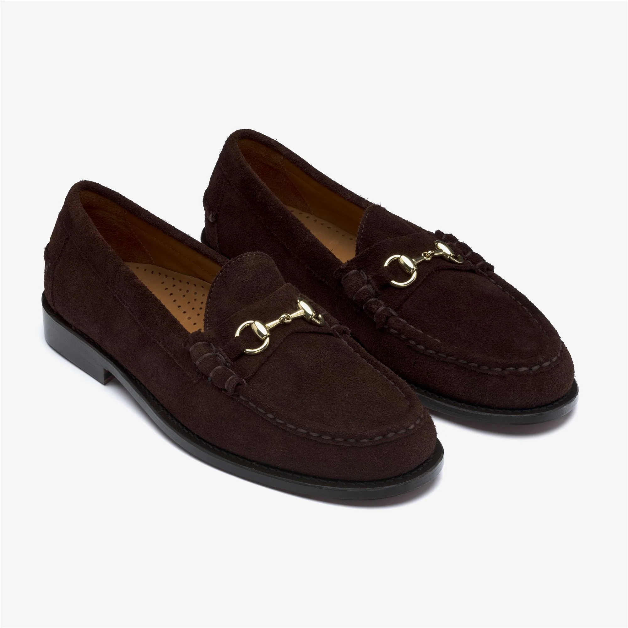 JOE MODENA SUEDE - Moc - Moccasin - Man - DK BROWN