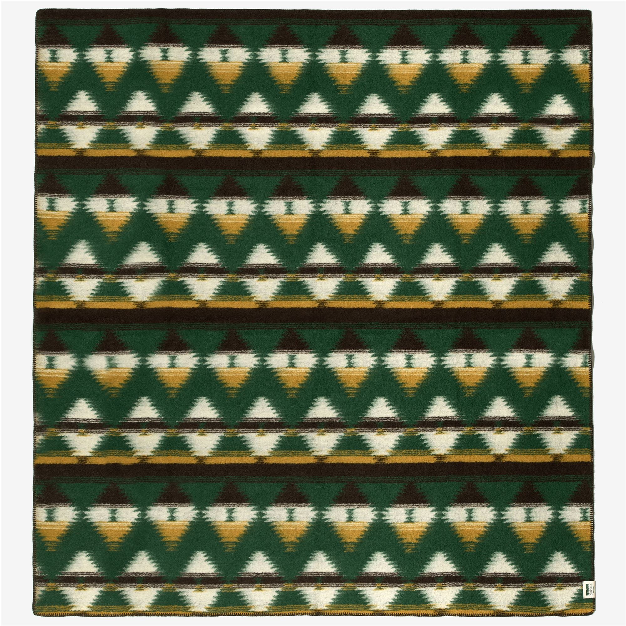 ASH - Quilts and blankets - Blanket - Unisex - GREEN-OFF WHITE- YELLOW-BROWN