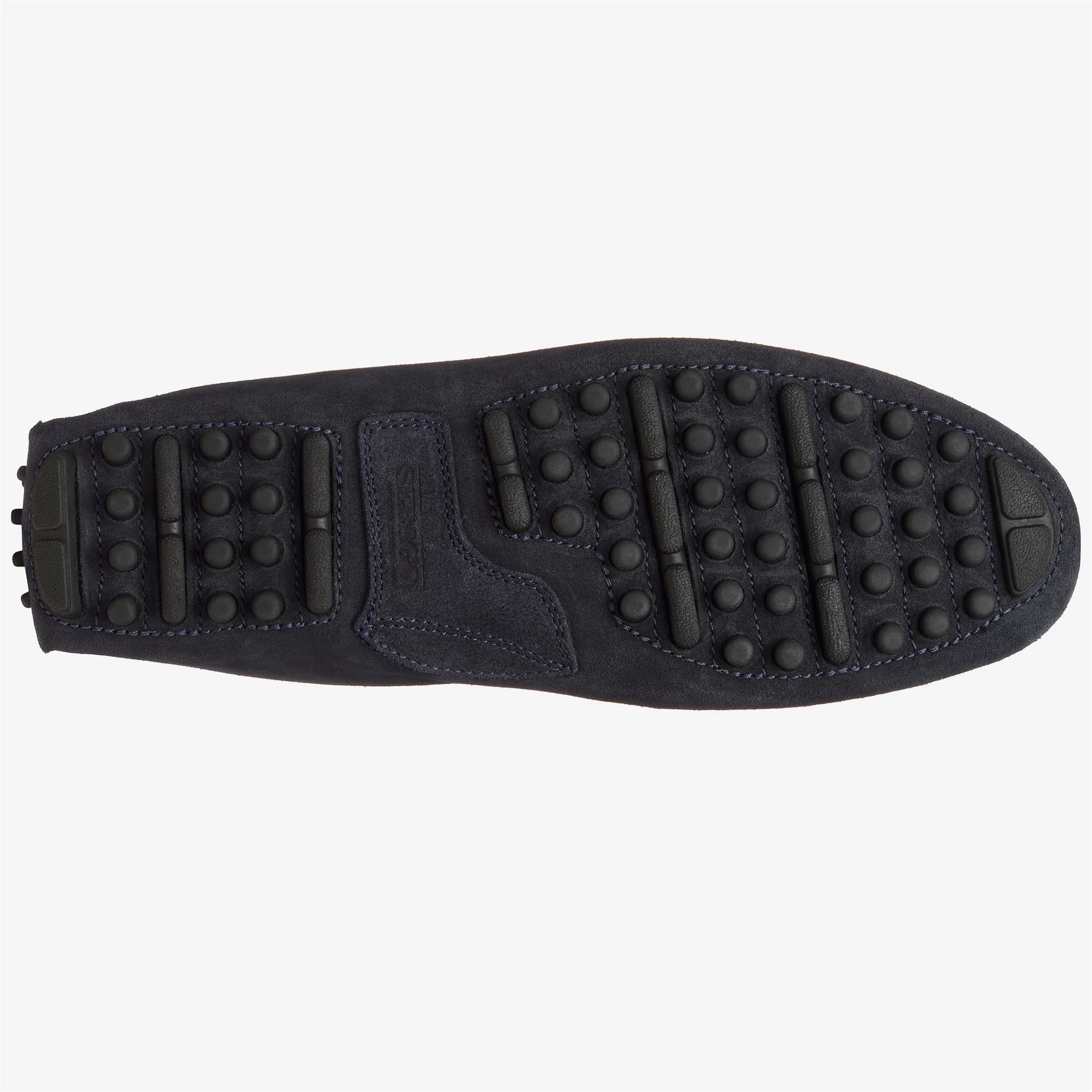 RUSSEL SUEDE - Moc - Slip On - Man - BLUE NAVY