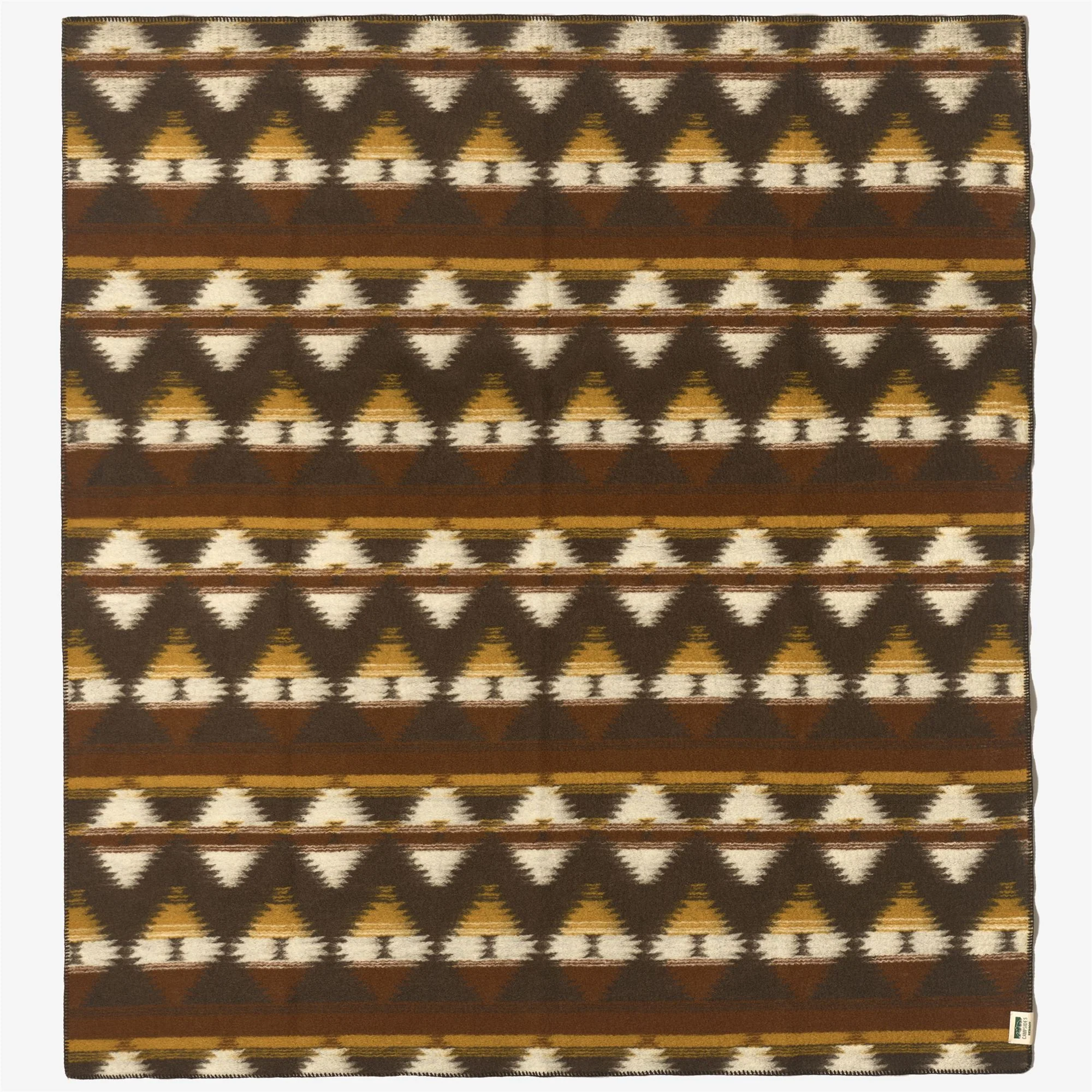 ASH - Quilts and blankets - Blanket - Unisex - BROWN- OFF WHITE-YELLOW