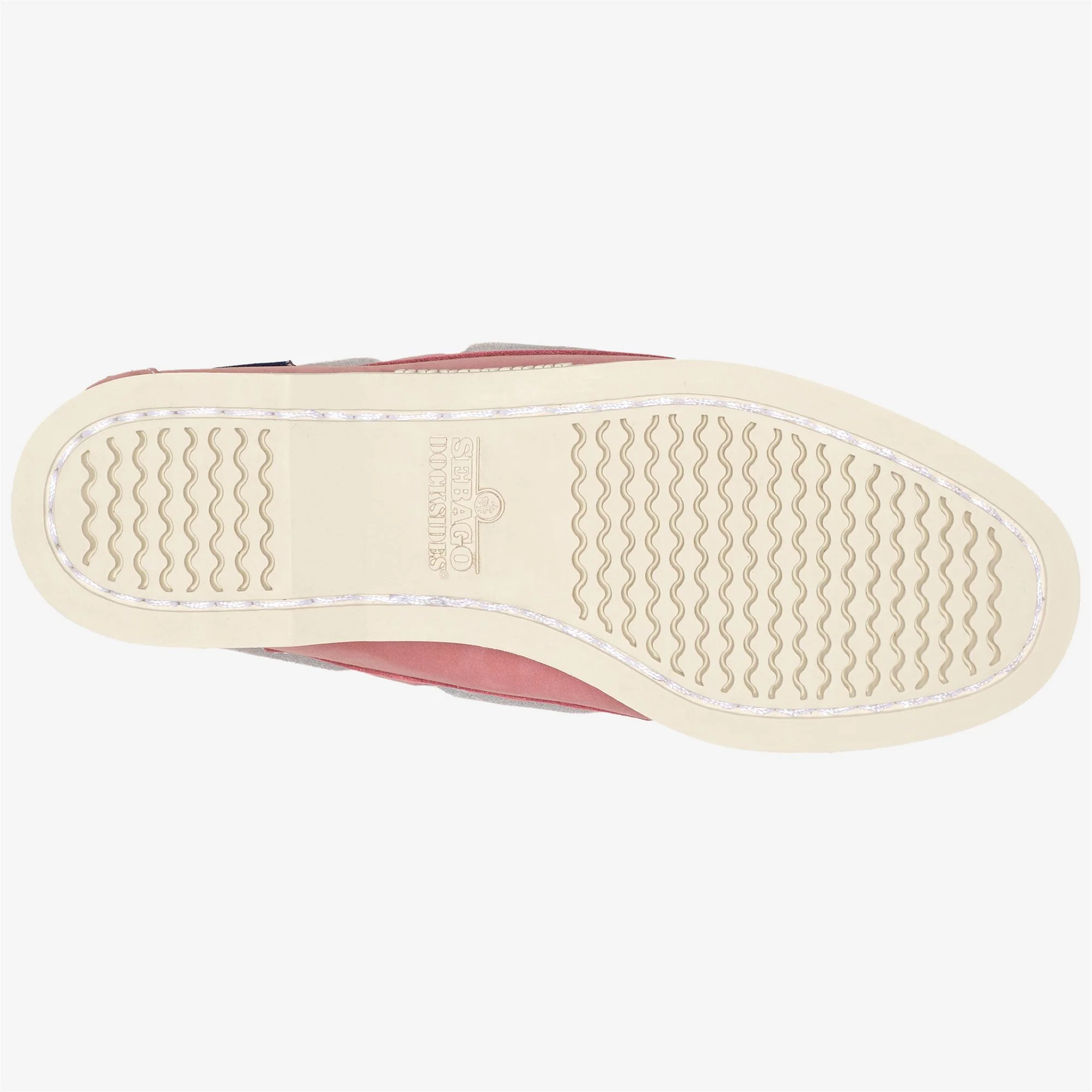 DOCKSIDES PORTLAND NUBUCK WOMAN - Docksides - Mocassin - Woman - PINK-WHITE