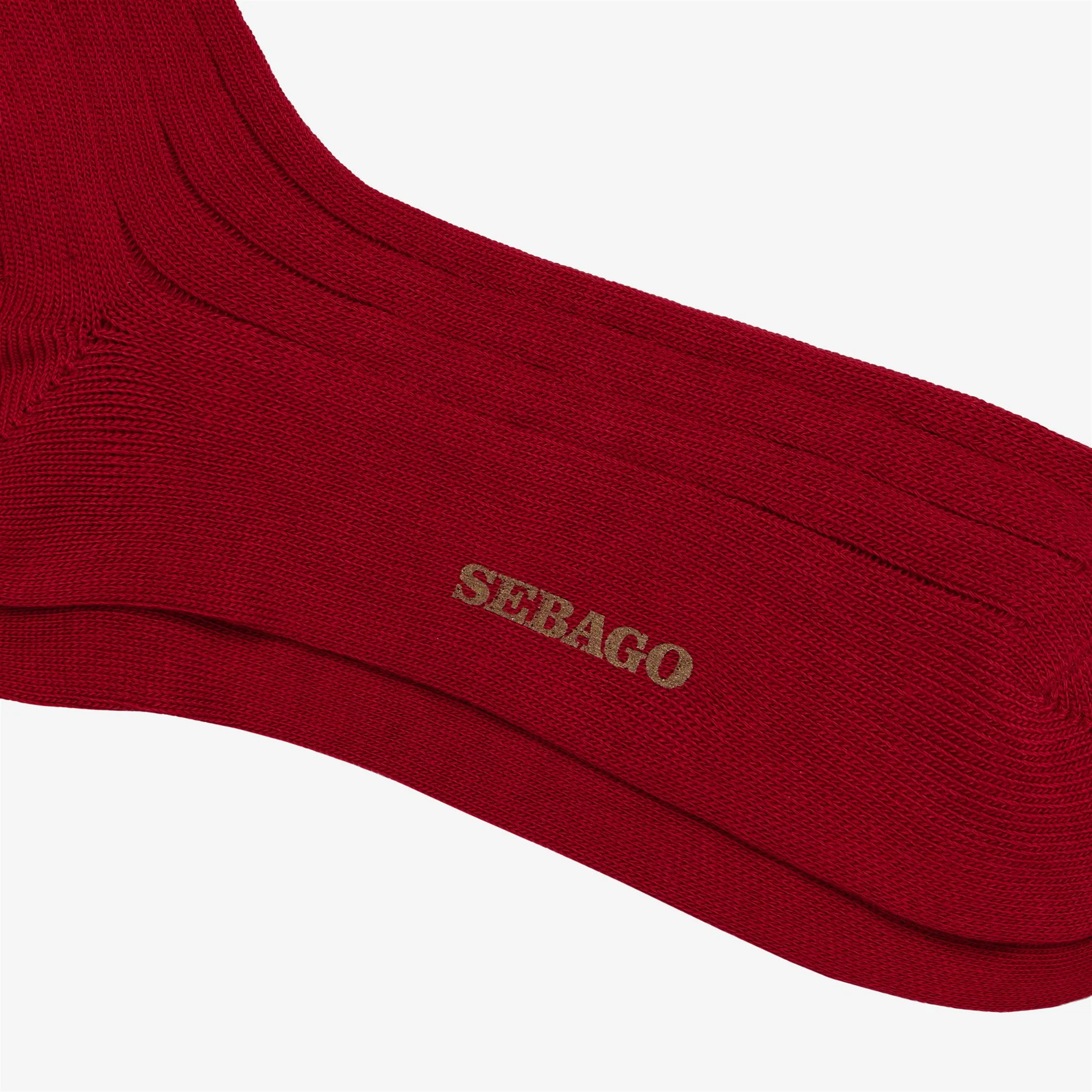 SANGERVILLE POLOL - Socks - Quarter High Sock - Unisex - RED DK