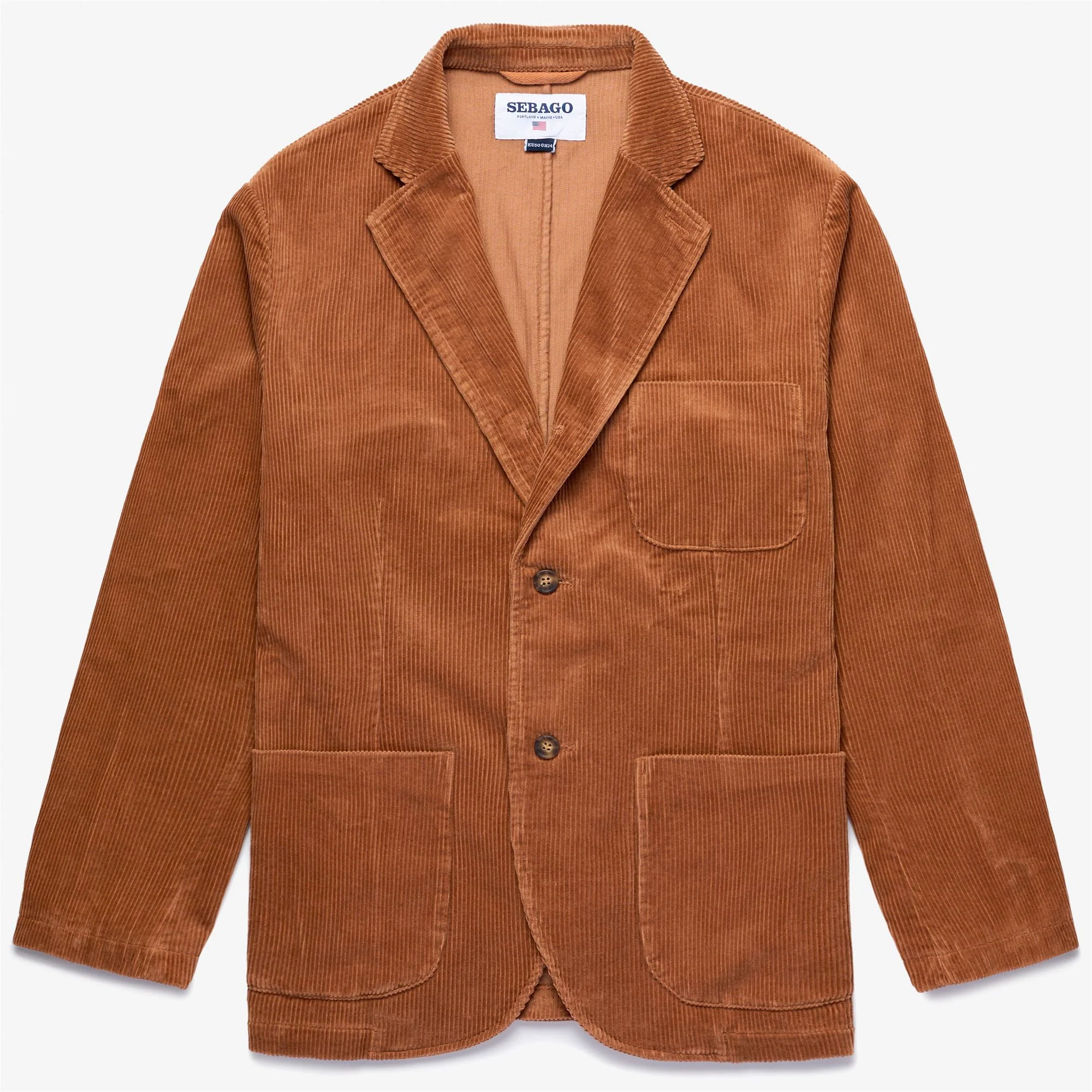 NEDDICK CORDUROY - Dresses - Jacket - Unisex - BROWN TOBACCO