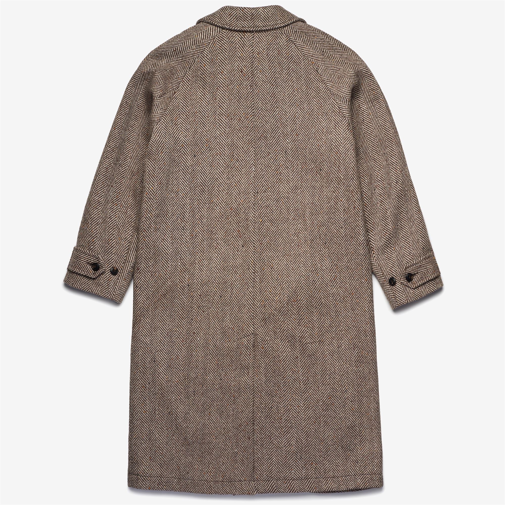 BINGHAM - Jackets - Long - Unisex - HERRINGBONE BROWN -BEIGE