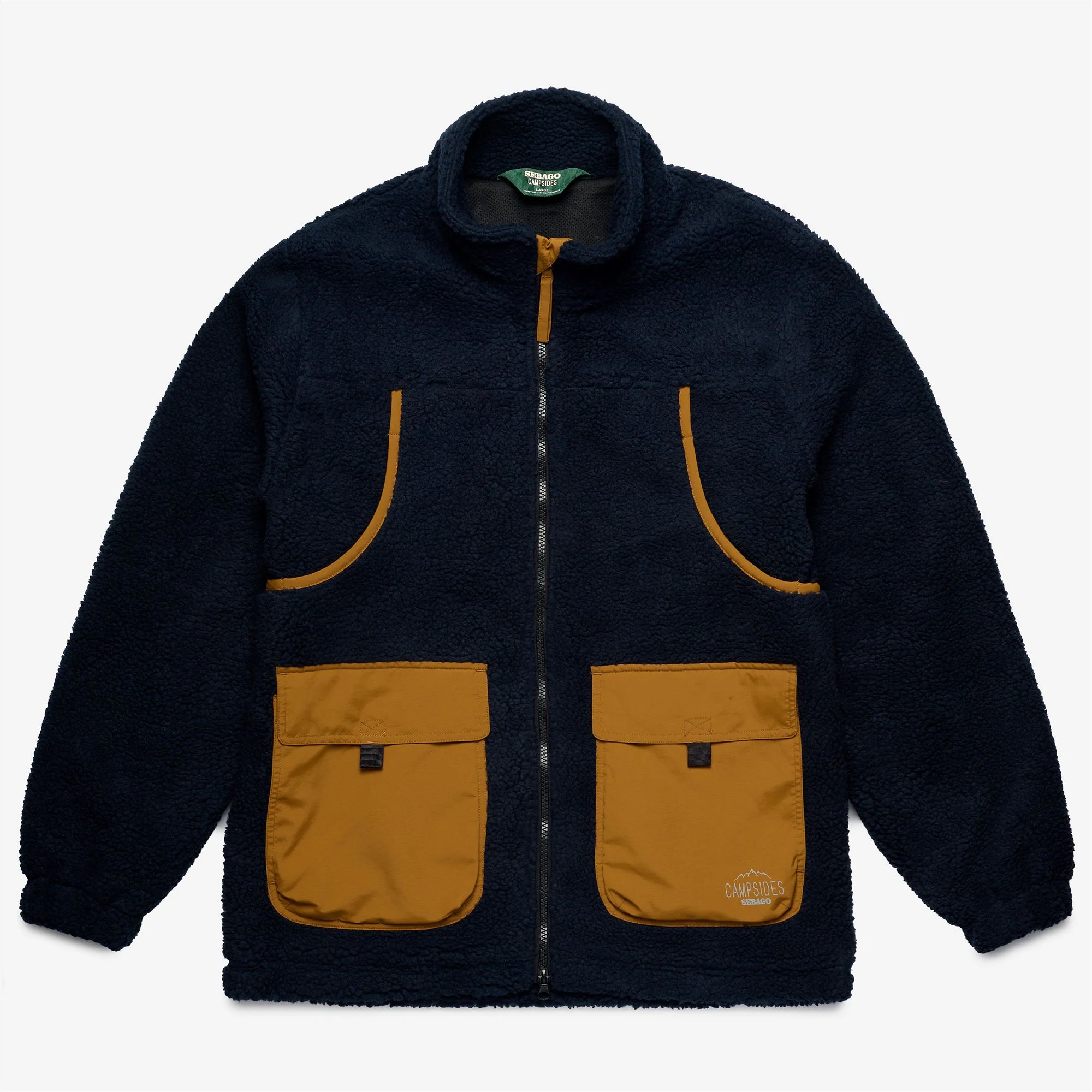 RAYMOND - Fleece - Jacket - Unisex - BLUE-BEIGE