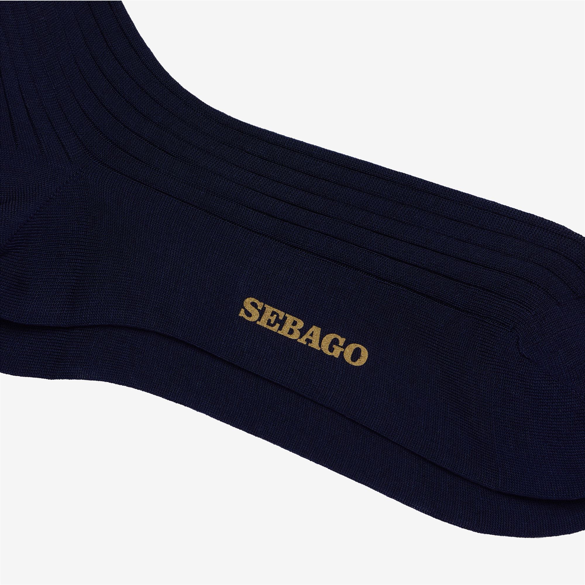 POWNAL ASTONL - Socks - Quarter High Sock - Unisex - BLUE NAVY