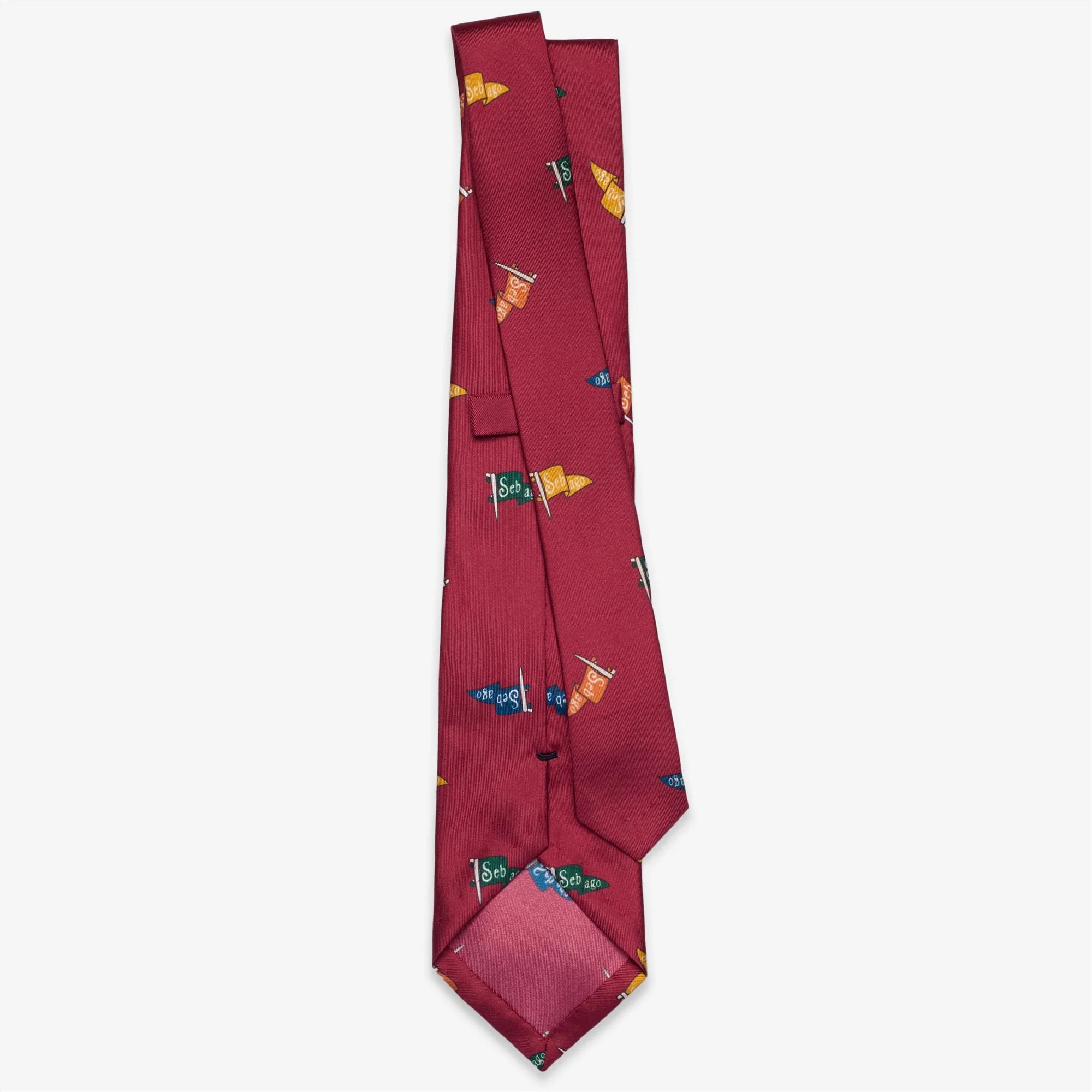 BROWNFIELD - Small Accessories - Tie - Man - BORDEAUX PENNANT FANCY