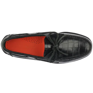 Portland Exotic Croc Black