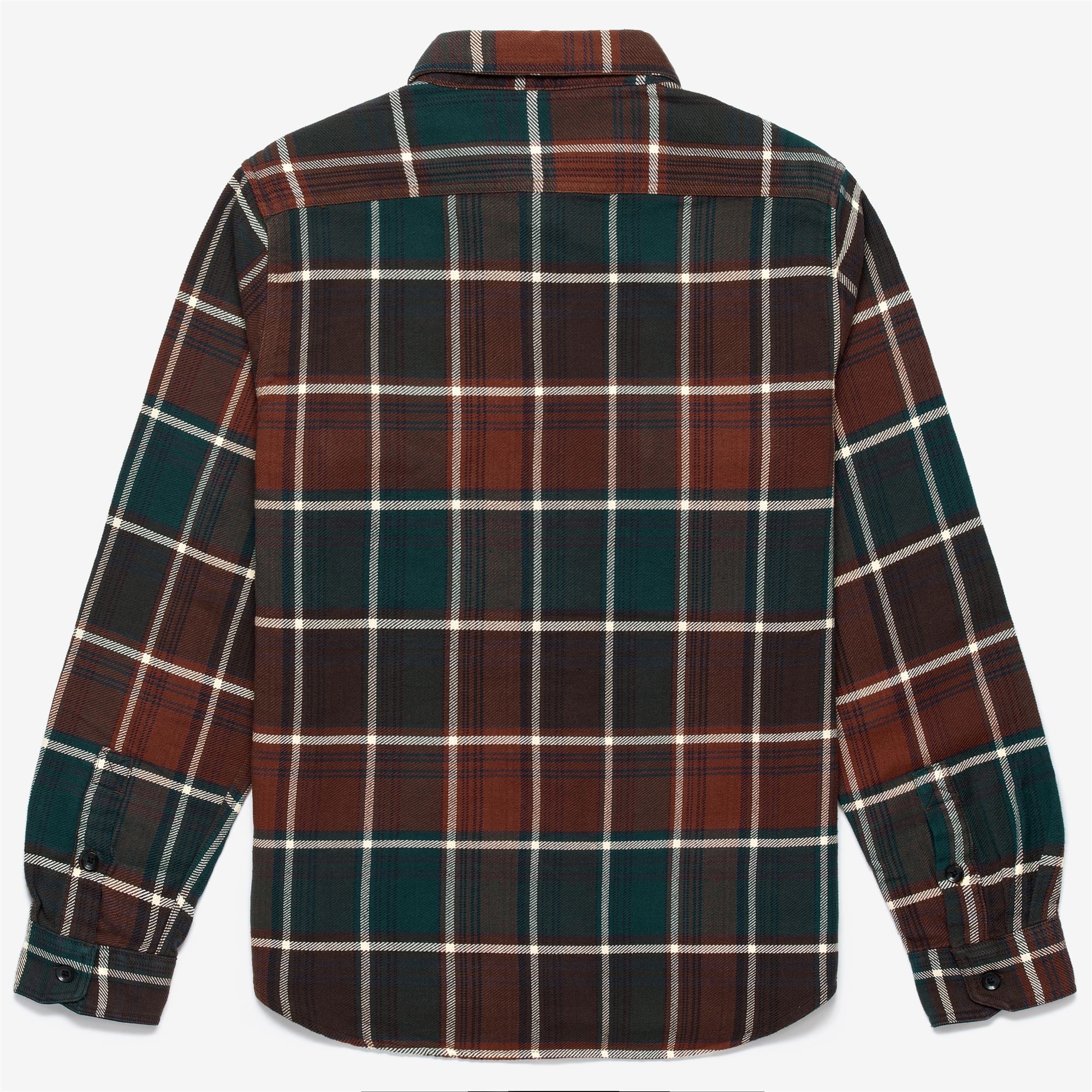 BRIGHTON - OVERSHIRT - OVERSHIRTS - Unisex - GREEN-BROWN-BLUE-OFFWHITE