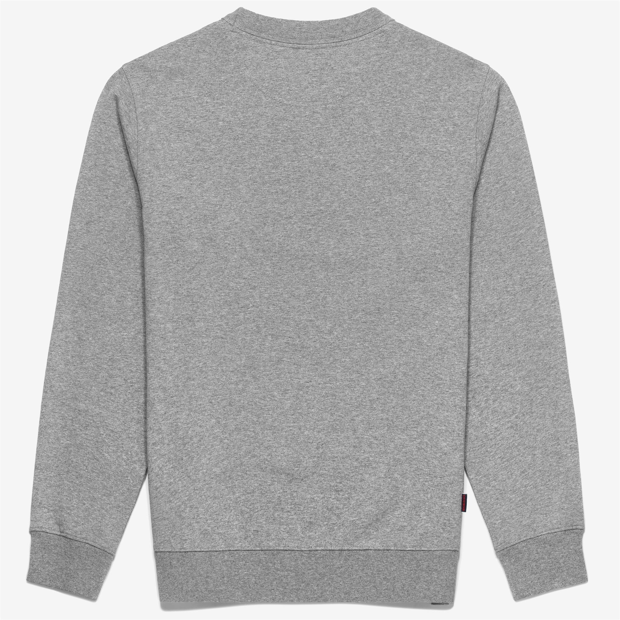 BOOTHBAY - Fleece - Jumper - Man - GREY MELANGE-BLUE-WHITE