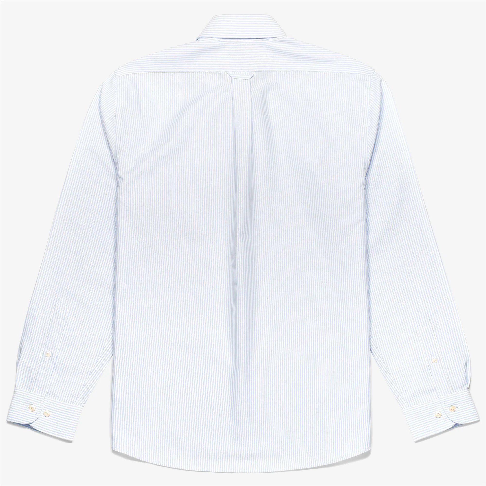 DOUBLING - SHIRTS - Button  Down - Man - AZURE-WHITE