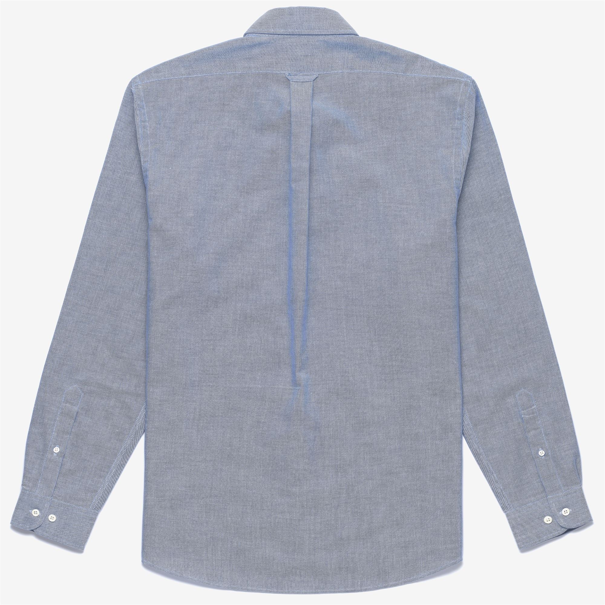 WHALEBACK - SHIRTS - Button  Down - Man - BLUE NEBULAS