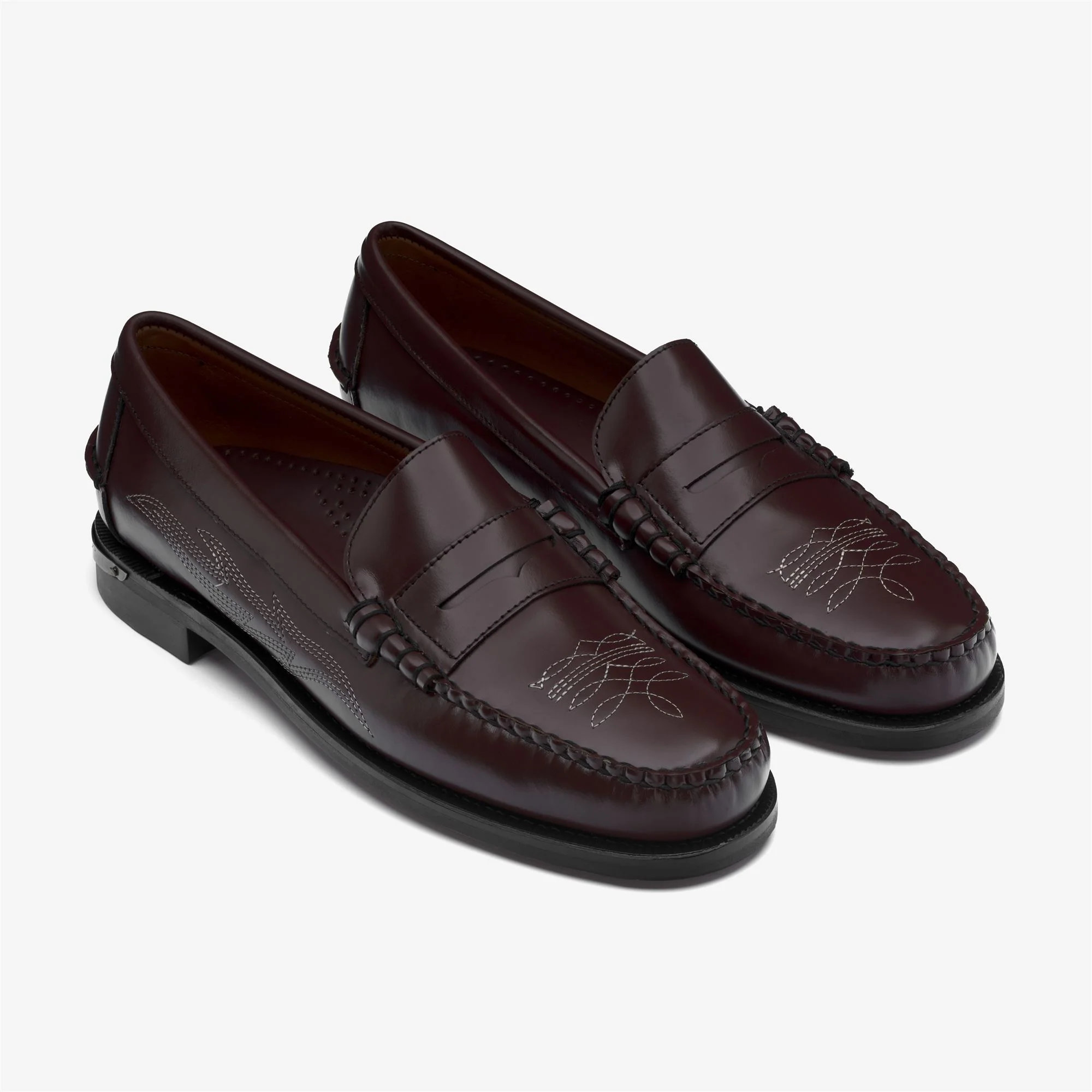 DAN EL PASO - Moc - Moccasin - Man - BROWN BURGUNDY