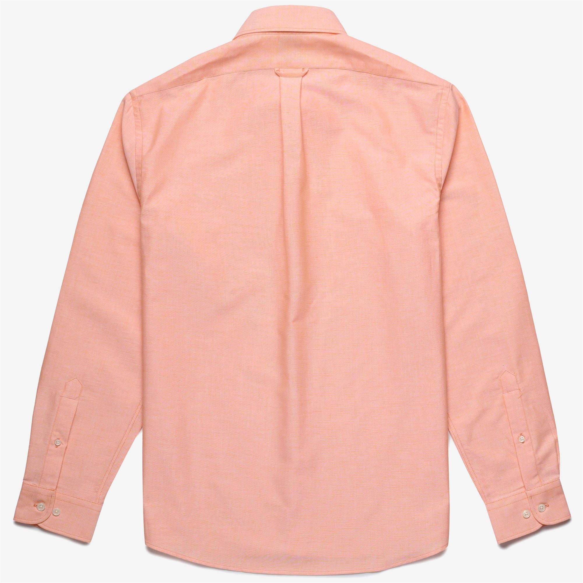 WHALEBACK - SHIRTS - Button  Down - Man - ORANGE PAPAYA