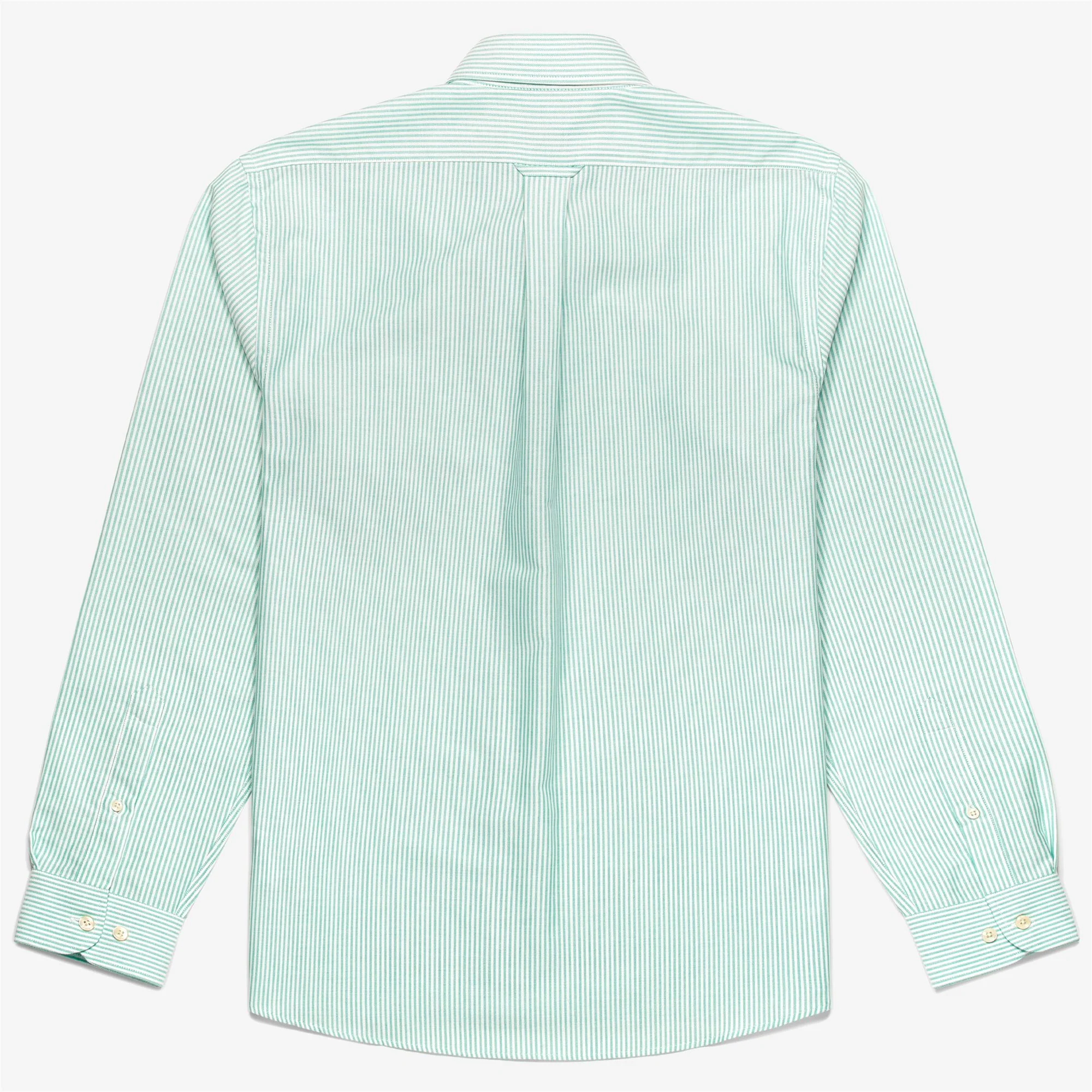 DOUBLING - SHIRTS - Button  Down - Man - GREEN ARCTIC-WHITE