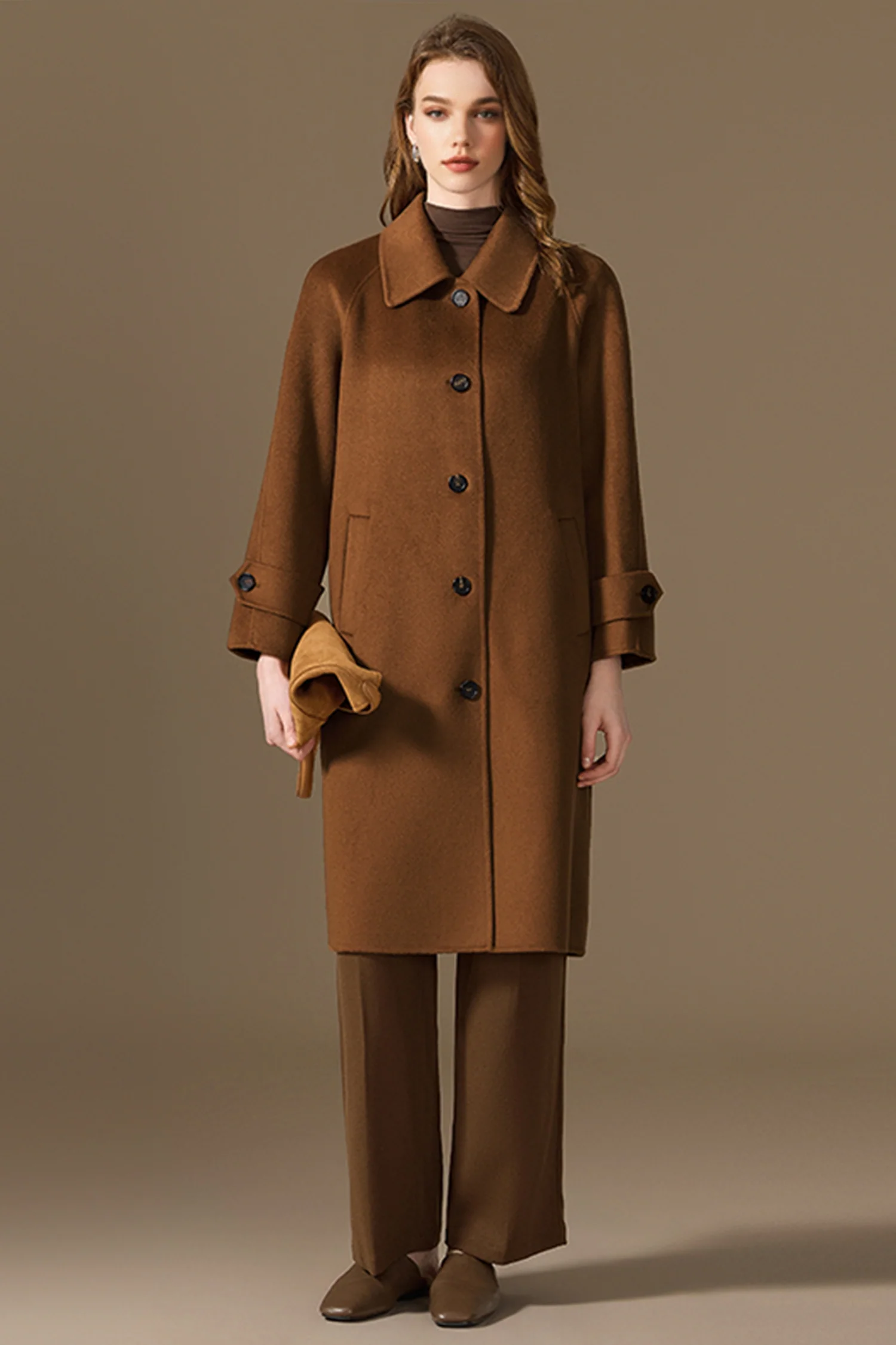 Classic Handcrafted Double-Faced Cashmere Overcoat - MIAOOOO