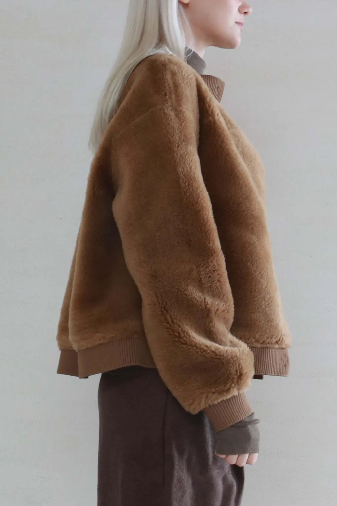 Lamb Shearling Teddy Jacket - MIAOOOO