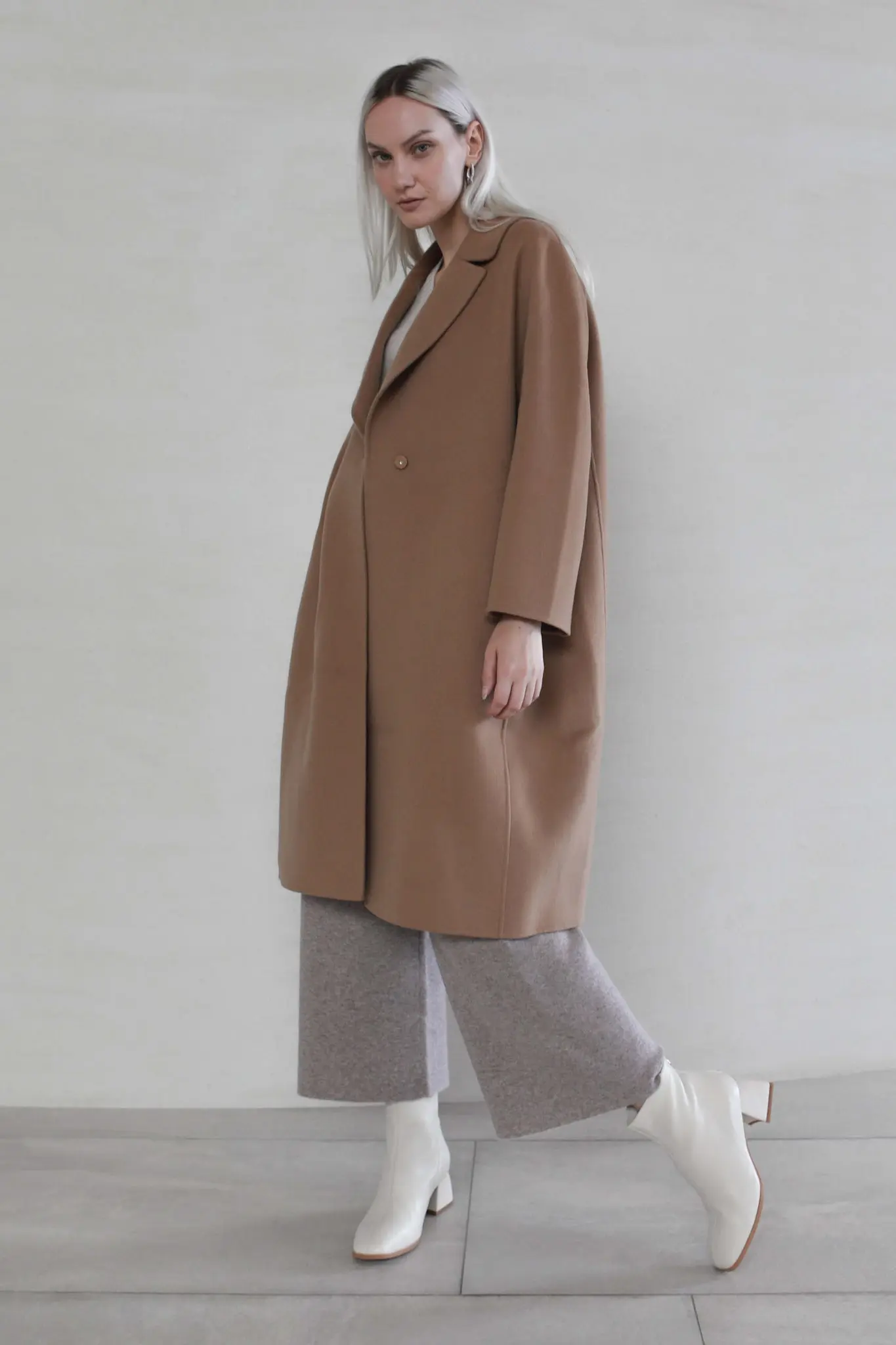 Double Face Wool Coat - MIAOOOO