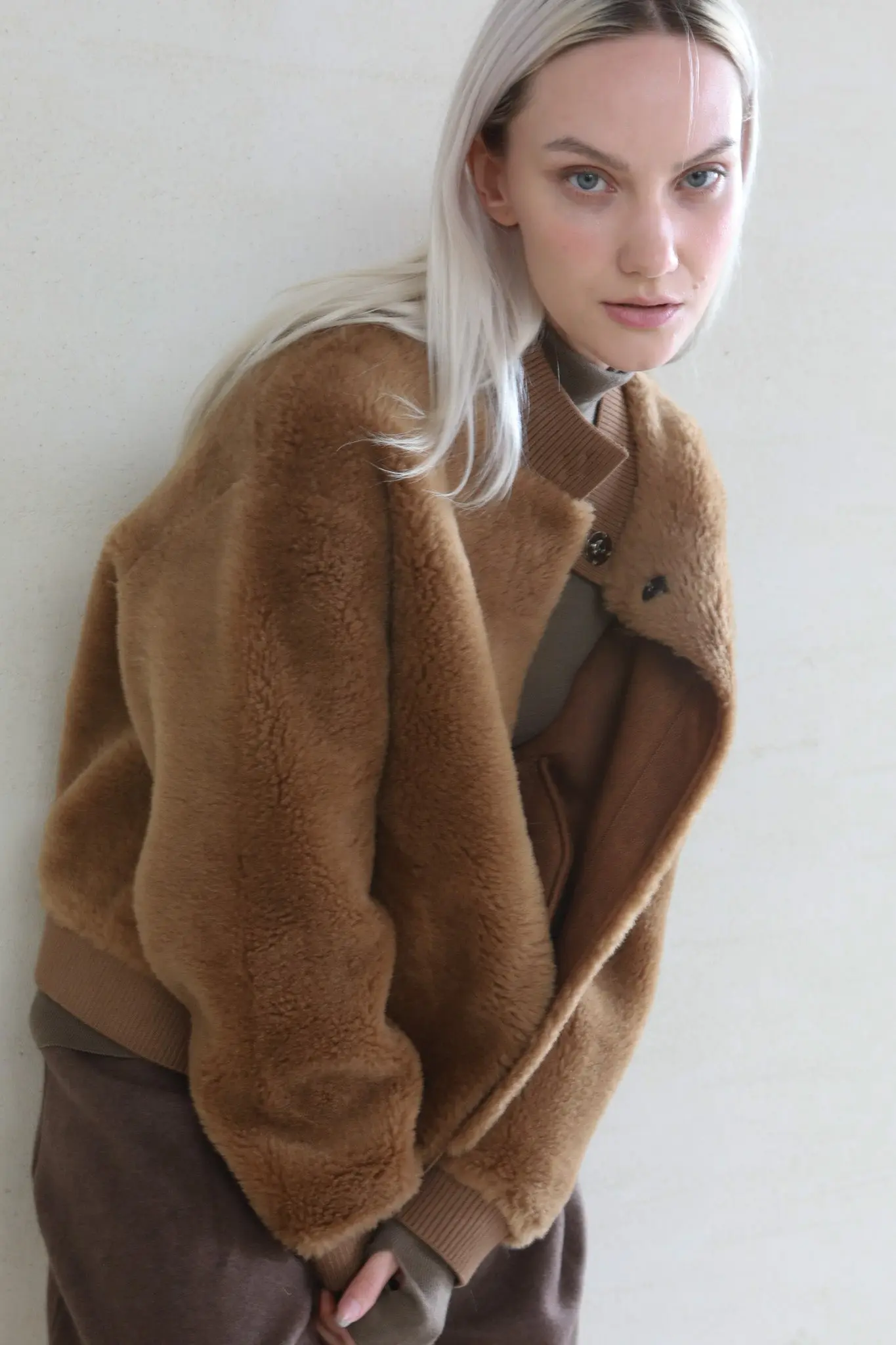 Lamb Shearling Teddy Jacket - MIAOOOO