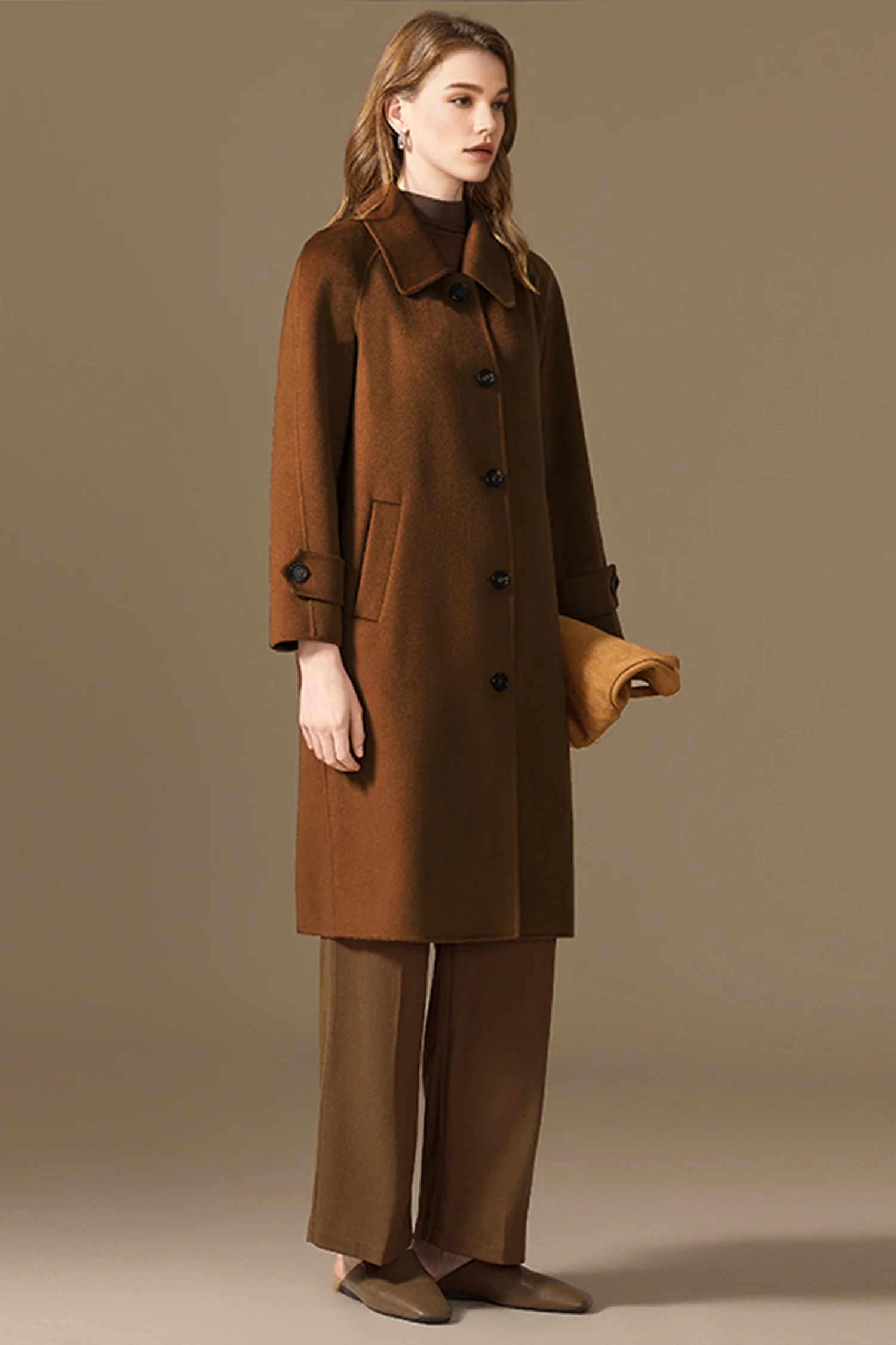 Classic Handcrafted Double-Faced Cashmere Overcoat - MIAOOOO