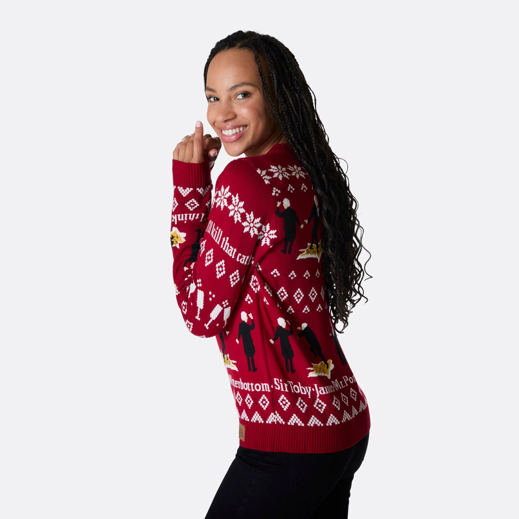 Dinner For One Weihnachtspullover Damen